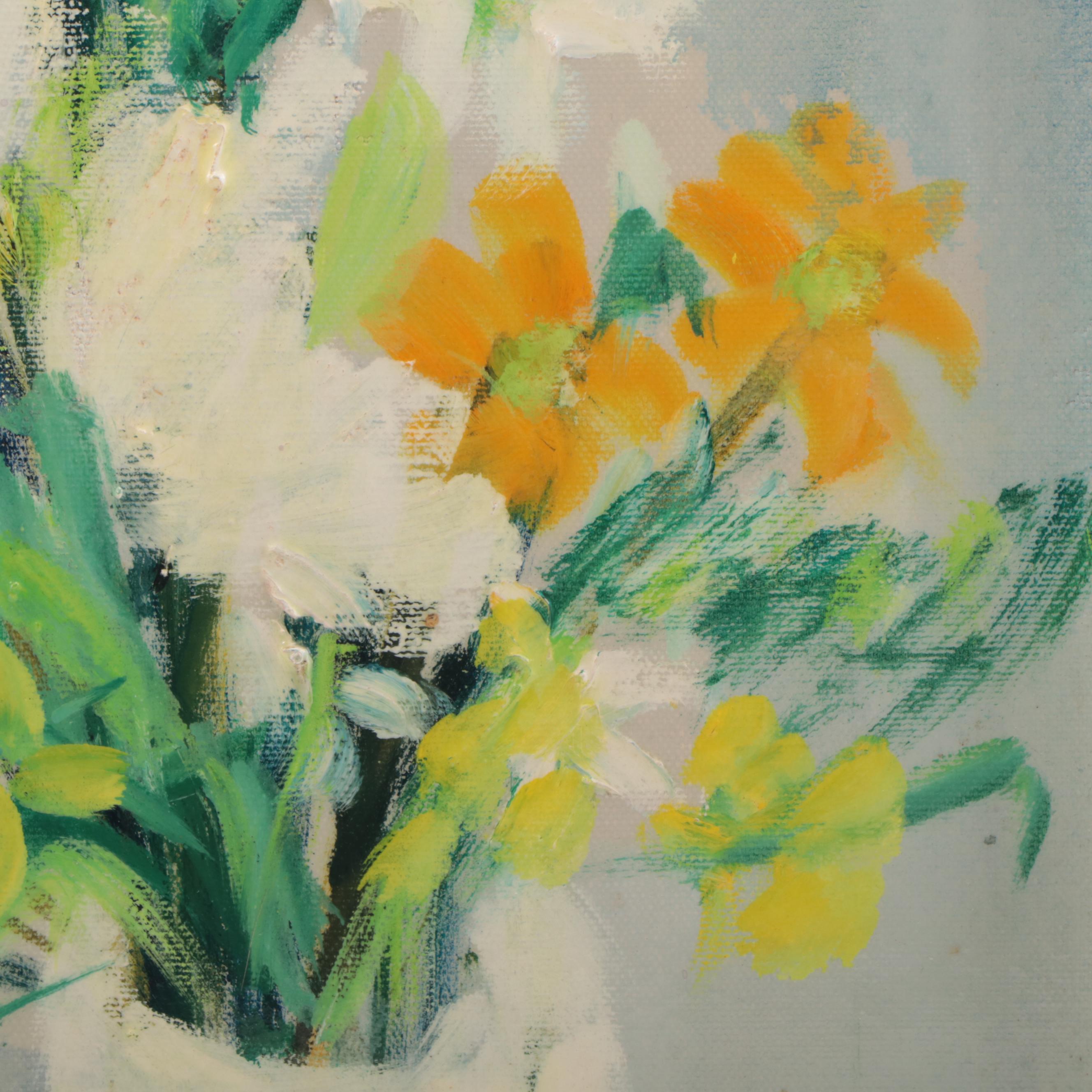 Floral Still Life Oil Painting