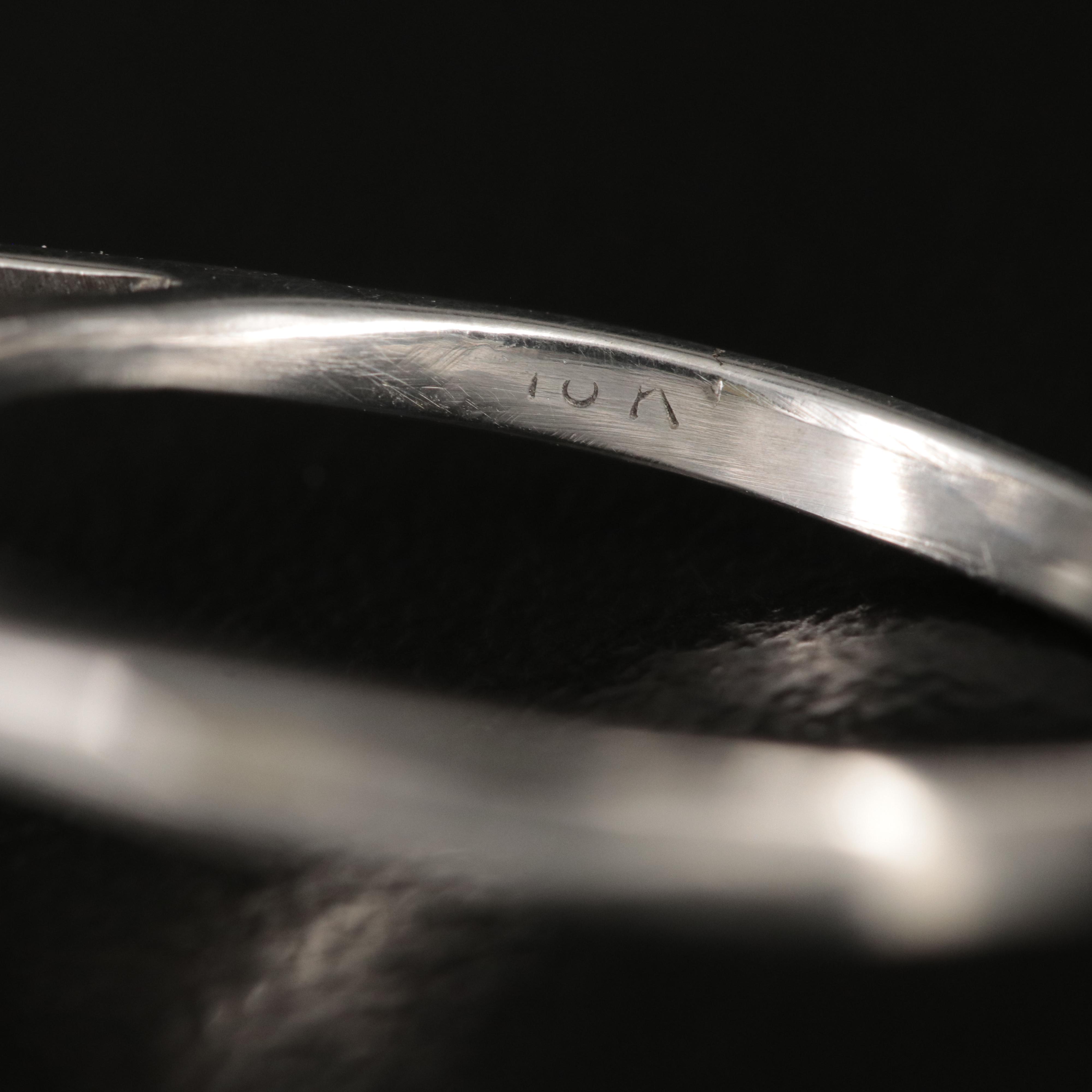 Vintage 18K Unheated 2.49 CT Sapphire and 1.42 CTW Diamond Ring with GIA Report