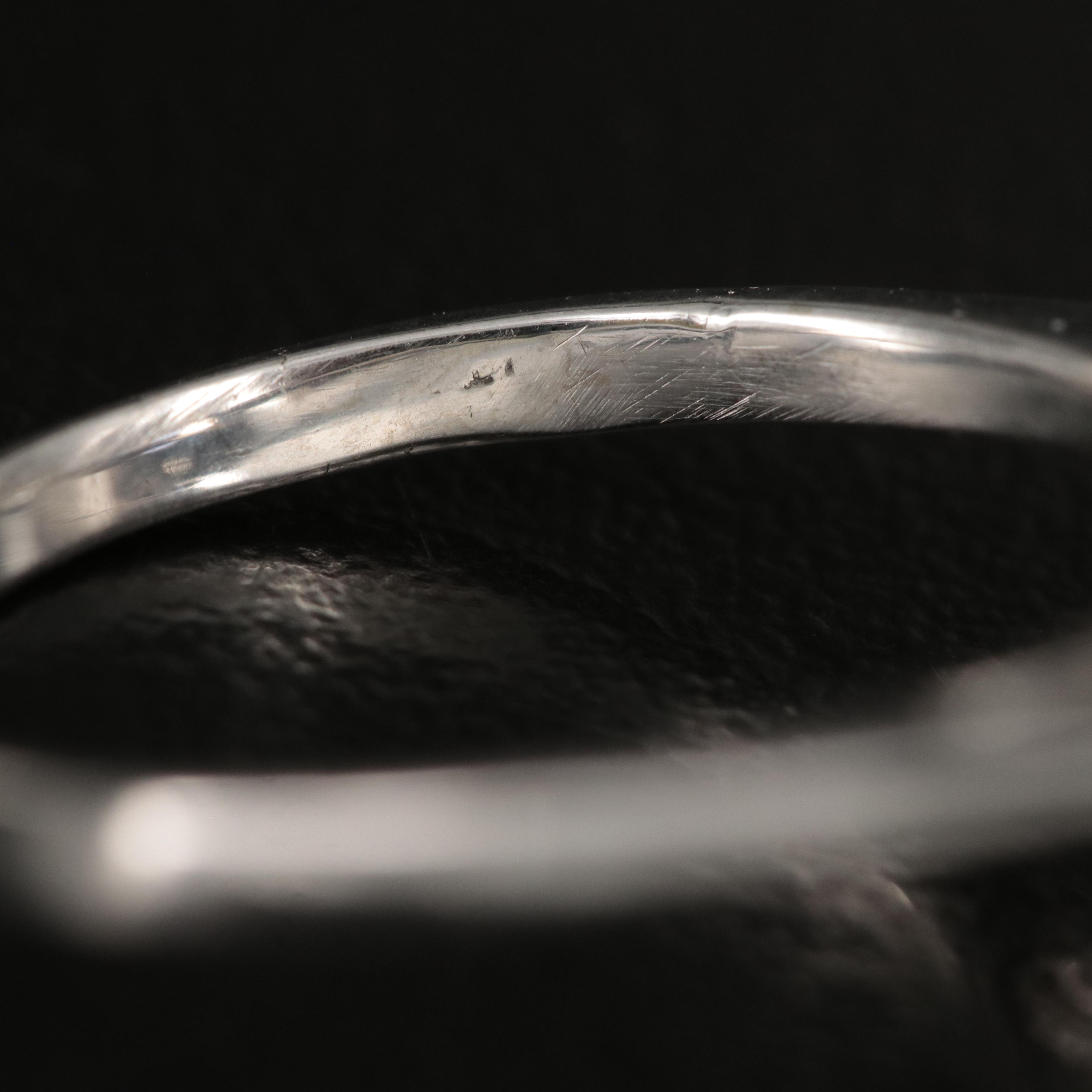 Vintage 18K Unheated 2.49 CT Sapphire and 1.42 CTW Diamond Ring with GIA Report