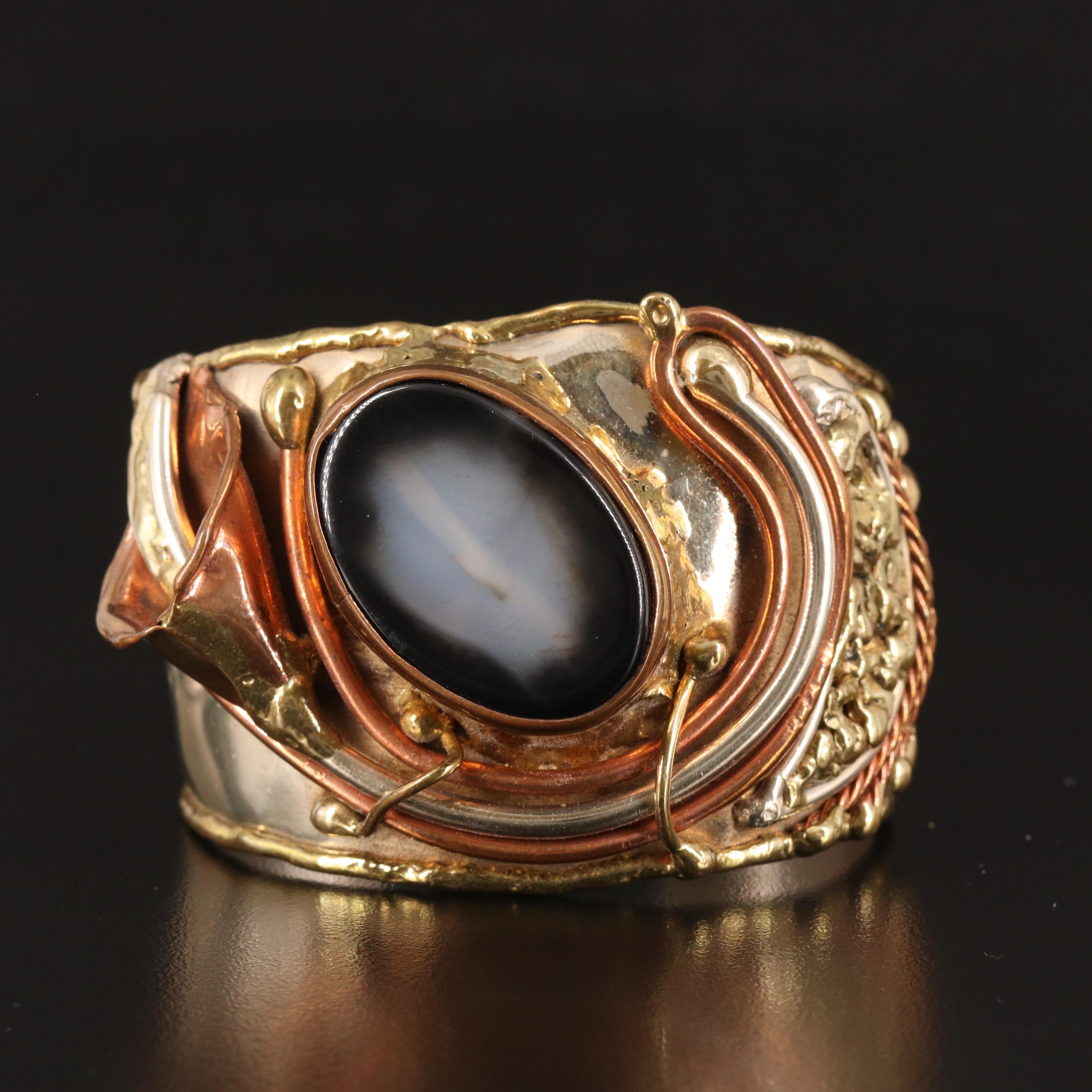 Claudia Carreón Agate Cala Lily Cuff