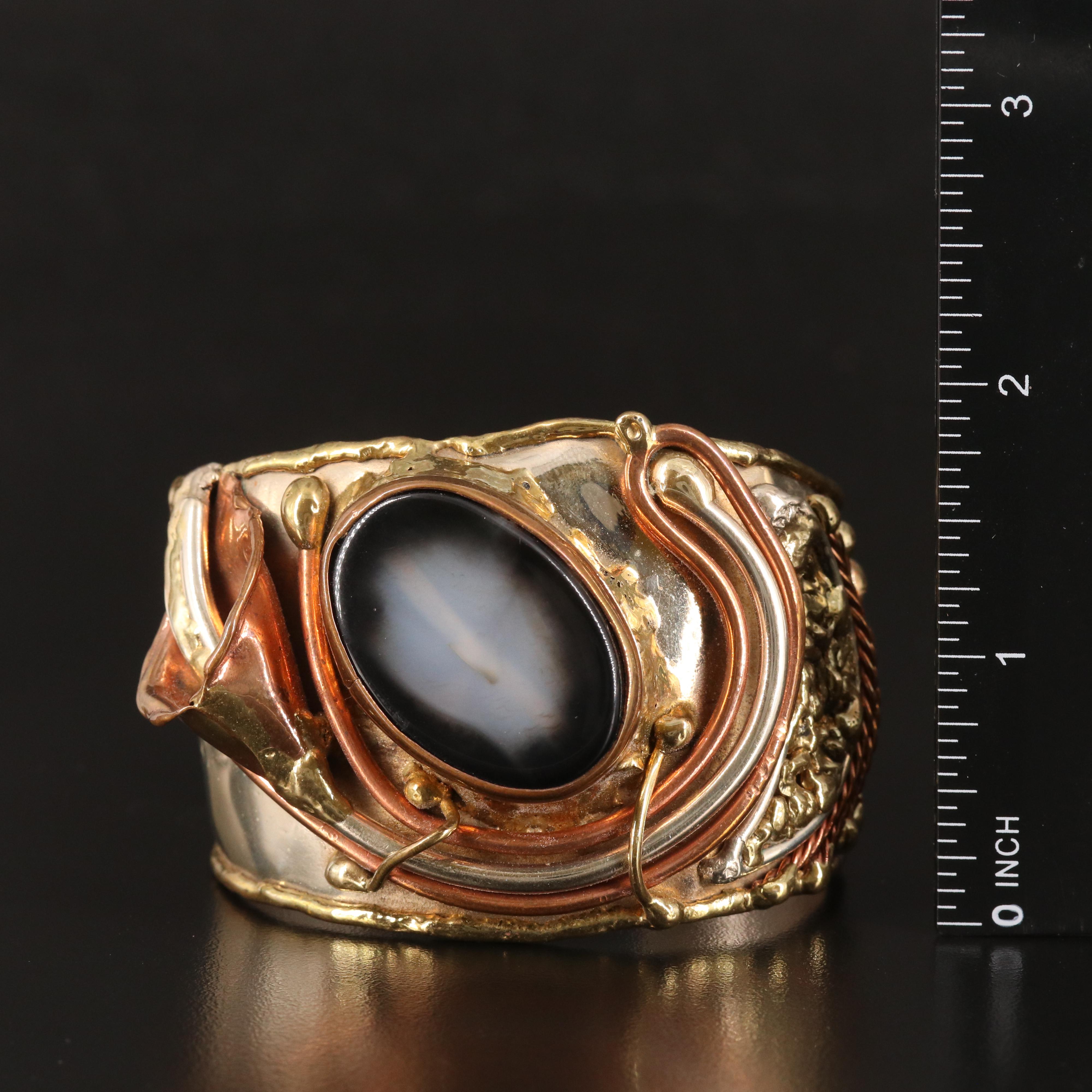 Claudia Carreón Agate Cala Lily Cuff