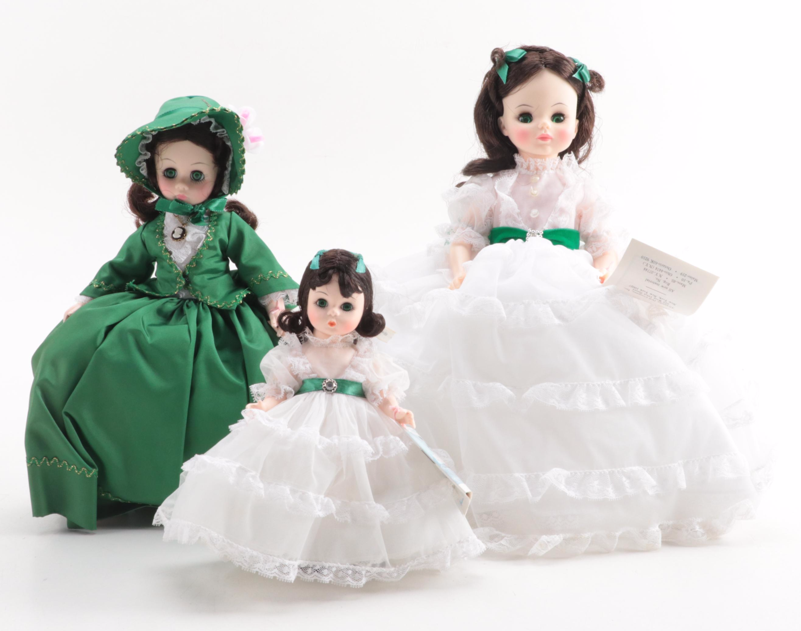 Madame Alexander "Gone with the Wind" and "Scarlett" Dolls