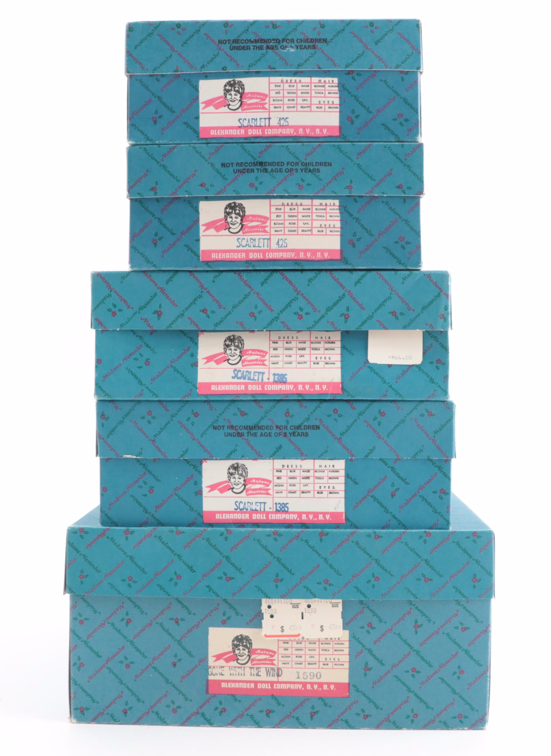 Madame Alexander "Gone with the Wind" and "Scarlett" Dolls