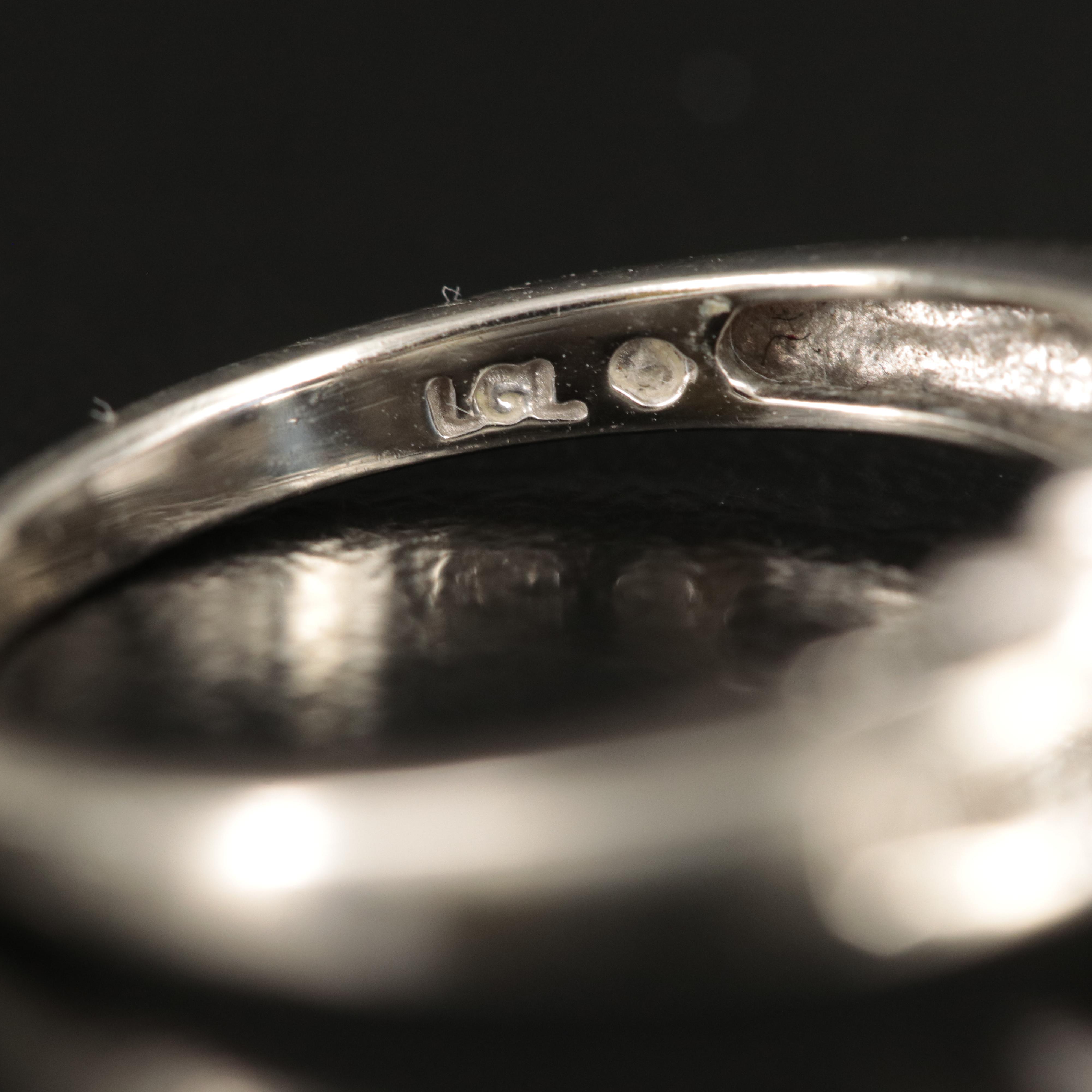 10K Sapphire and Diamond Ring