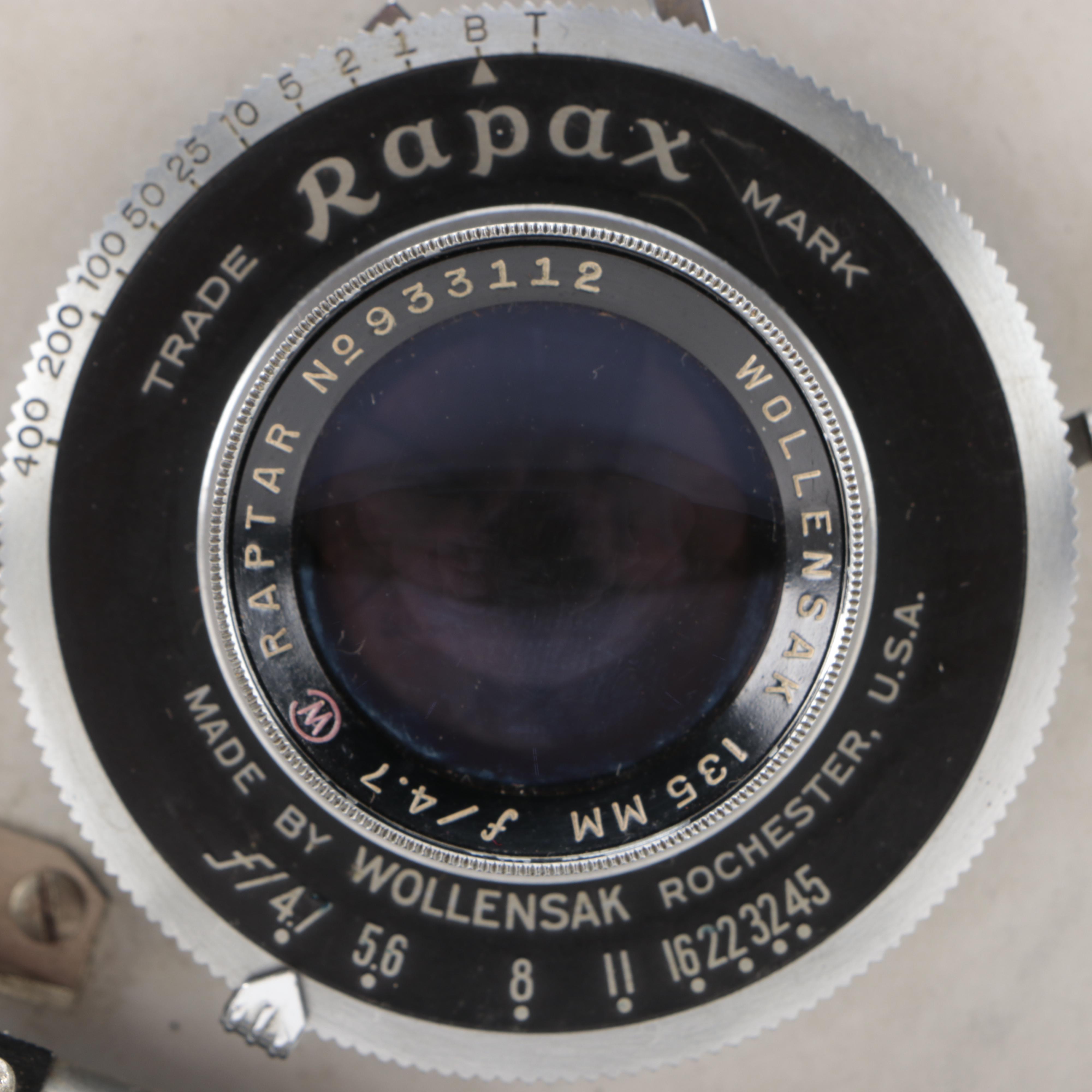 Graflex Speed Graphic Camera with Graphic 4 x 5 Film Holder