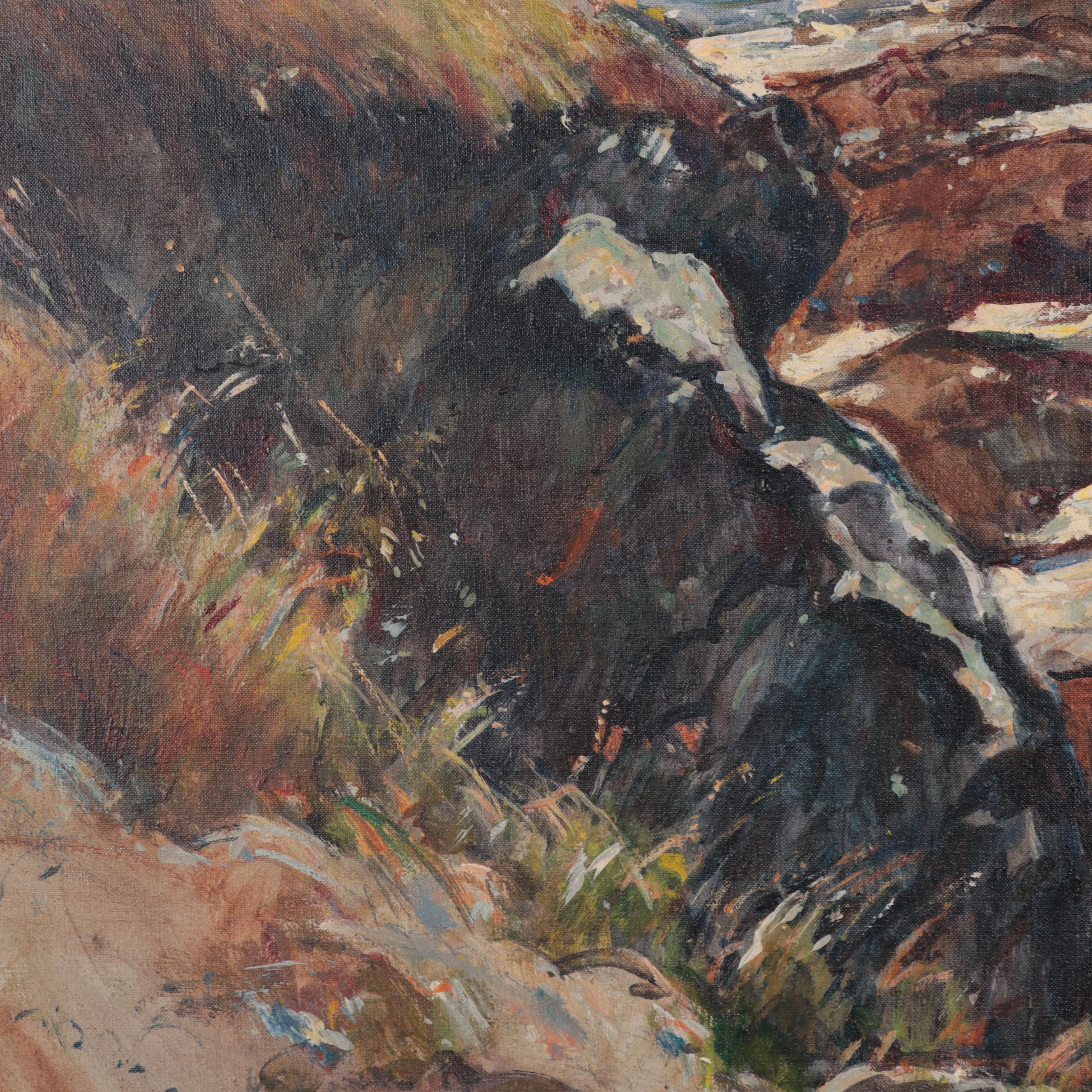 William Lester Stevens Oil Painting "Henderson Point"