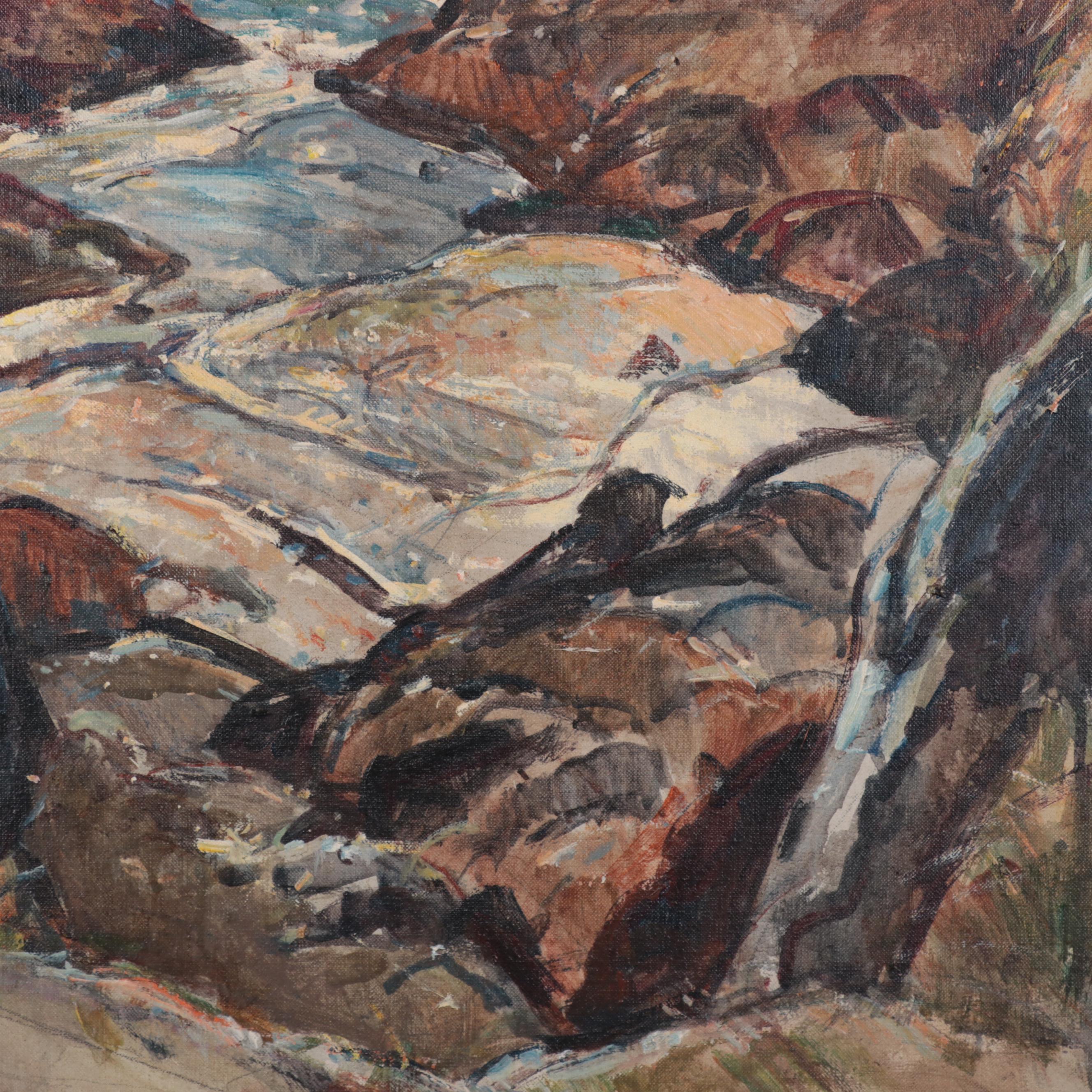 William Lester Stevens Oil Painting "Henderson Point"