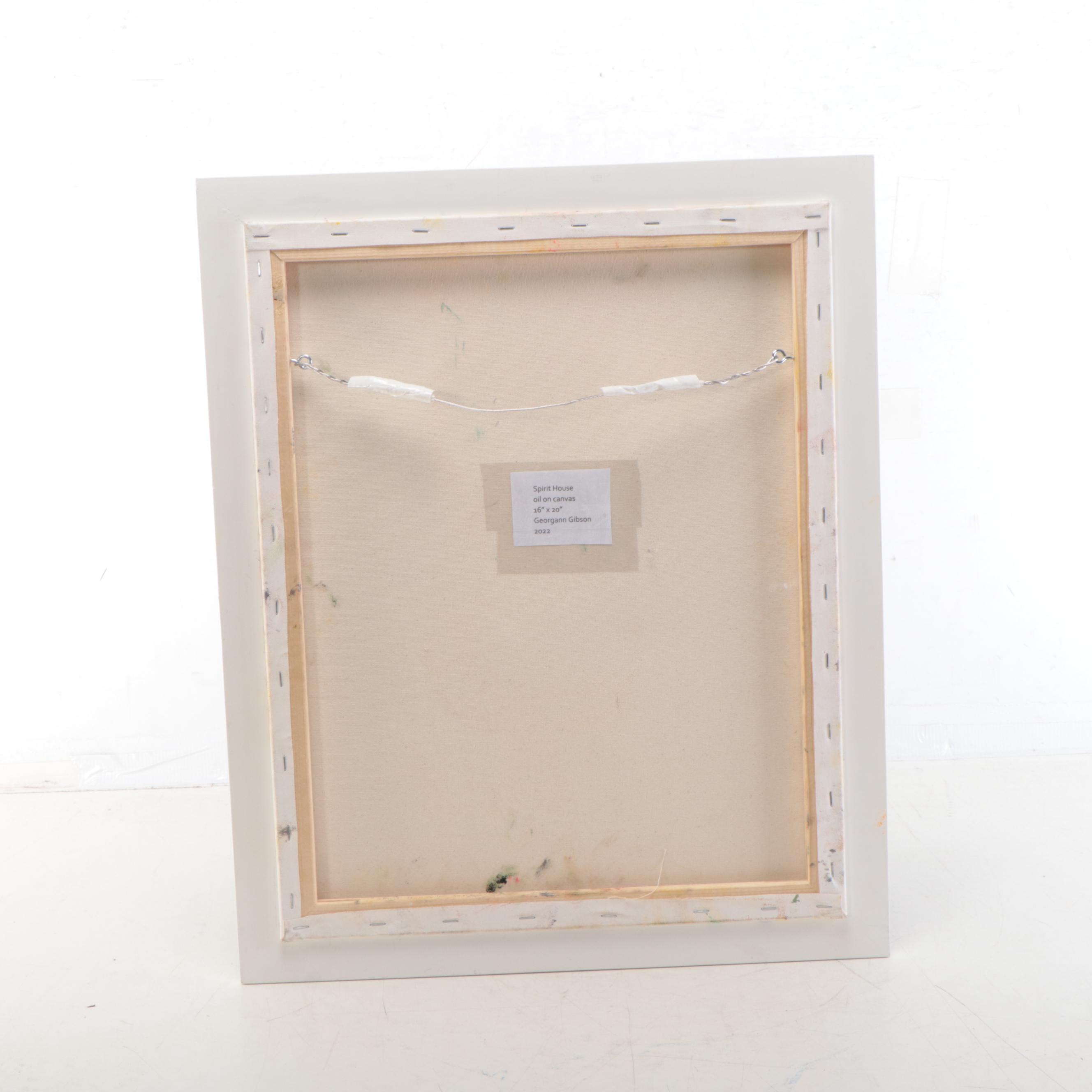 Georgann Gibson Oil Painting "Spirit House," 2022