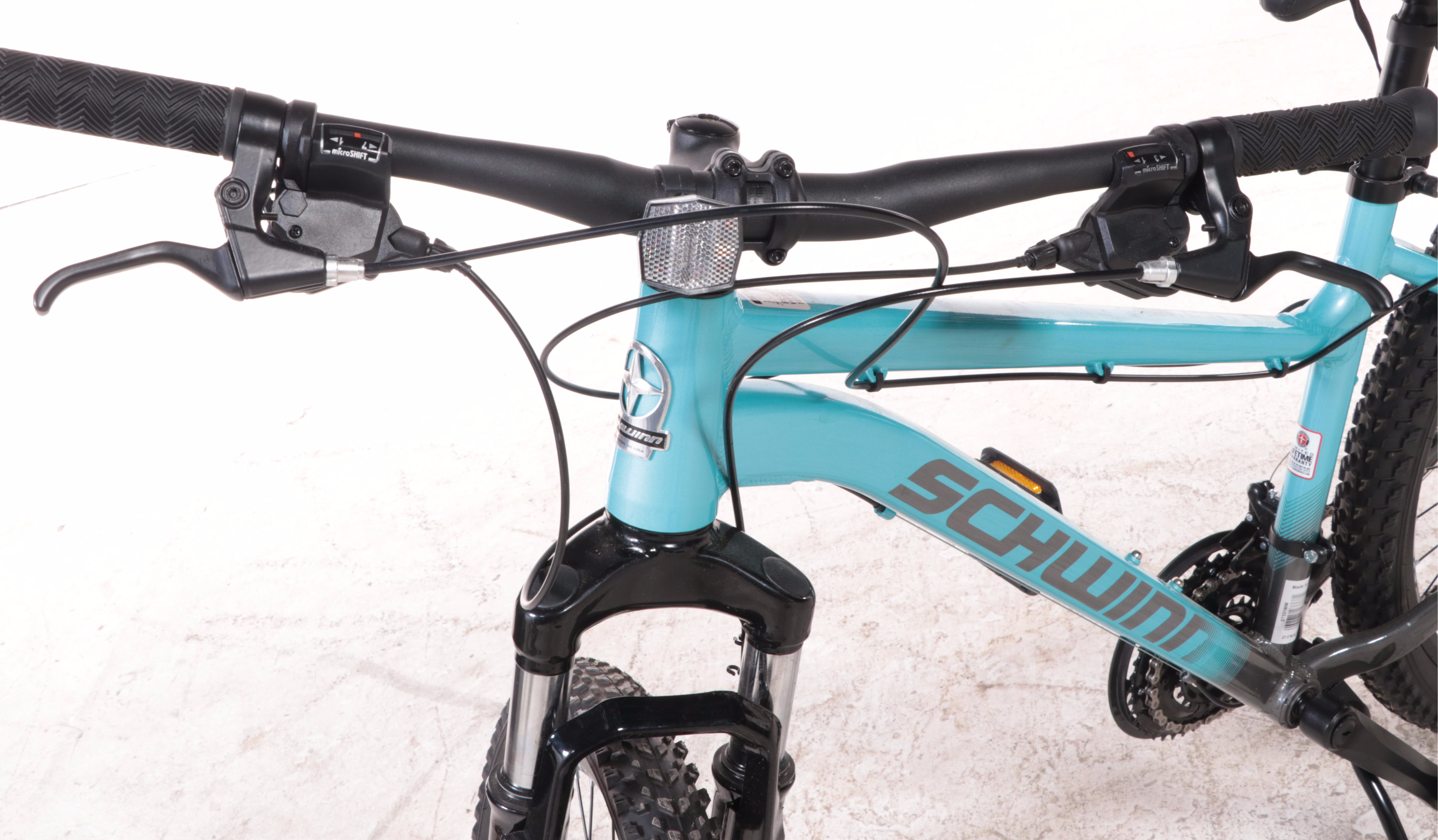 Schwinn Women's 27.5 Inch Aluminum Comp Mountain Bike with Helmet