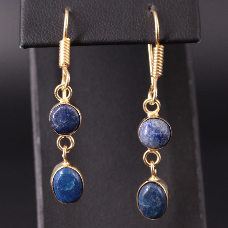 Lapis Dangle Earrings