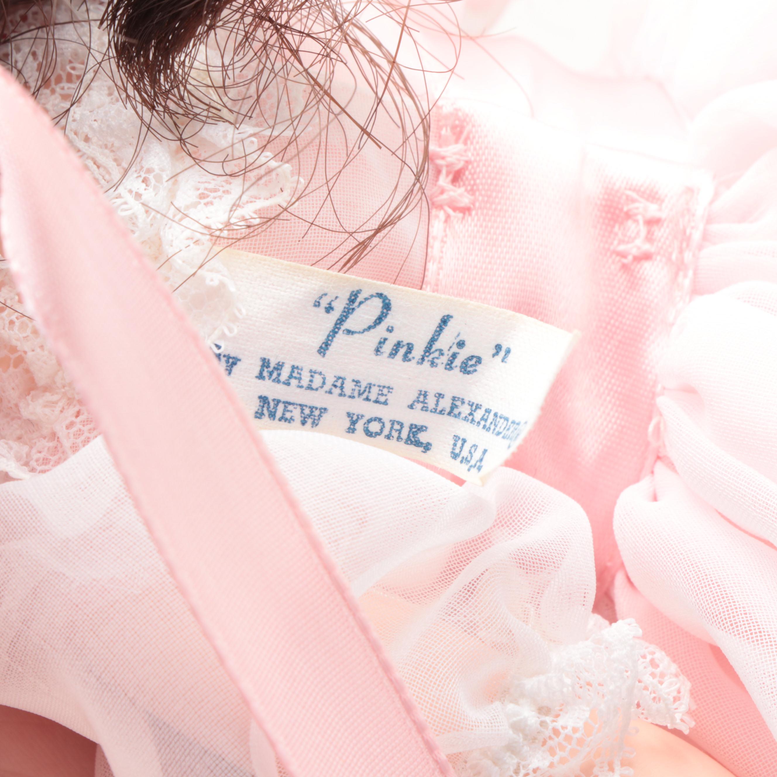Madame Alexander "Carmen", "Mimi", "Madame", "Pinkie", and "Juliet" Dolls