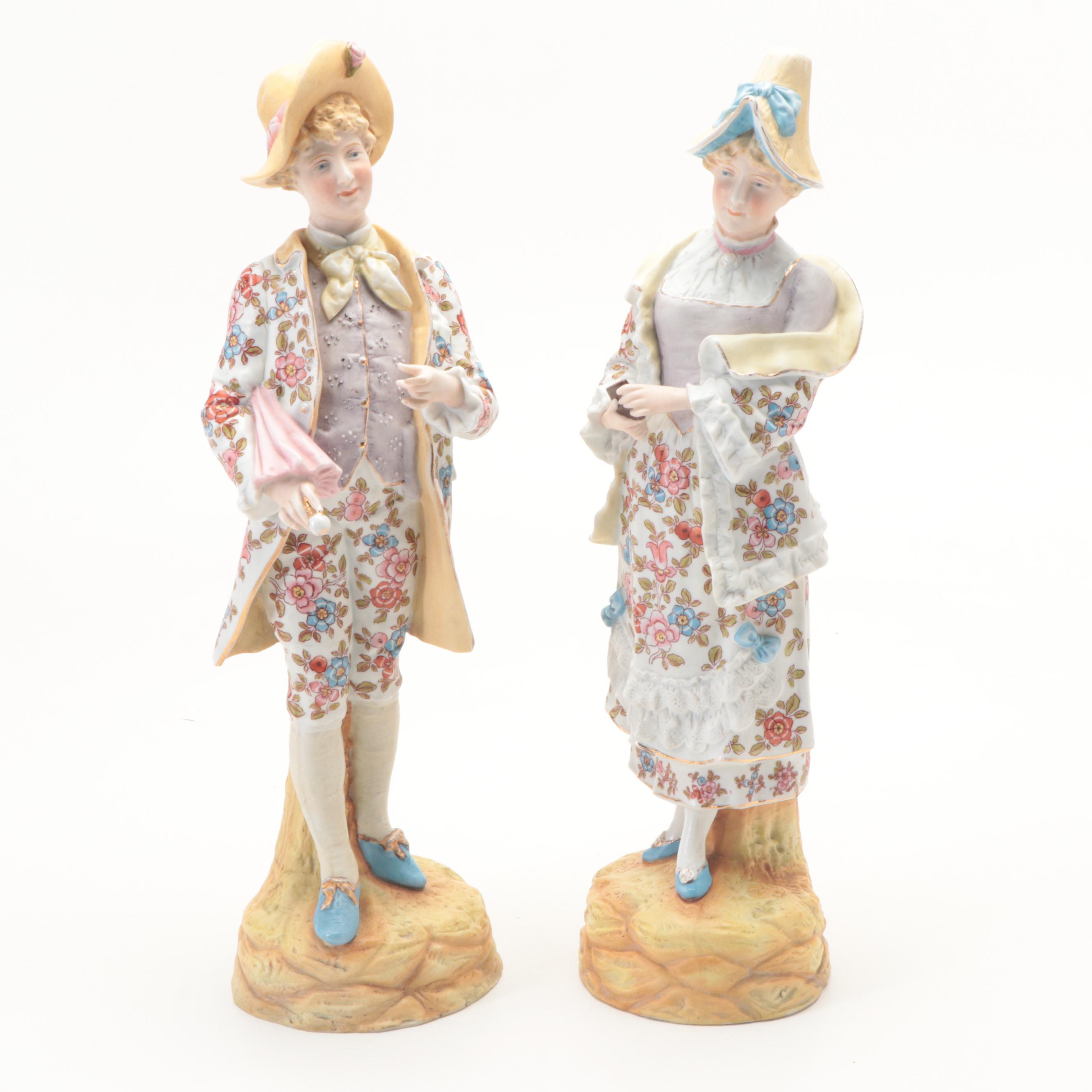 Bisque Porcelain Figurines