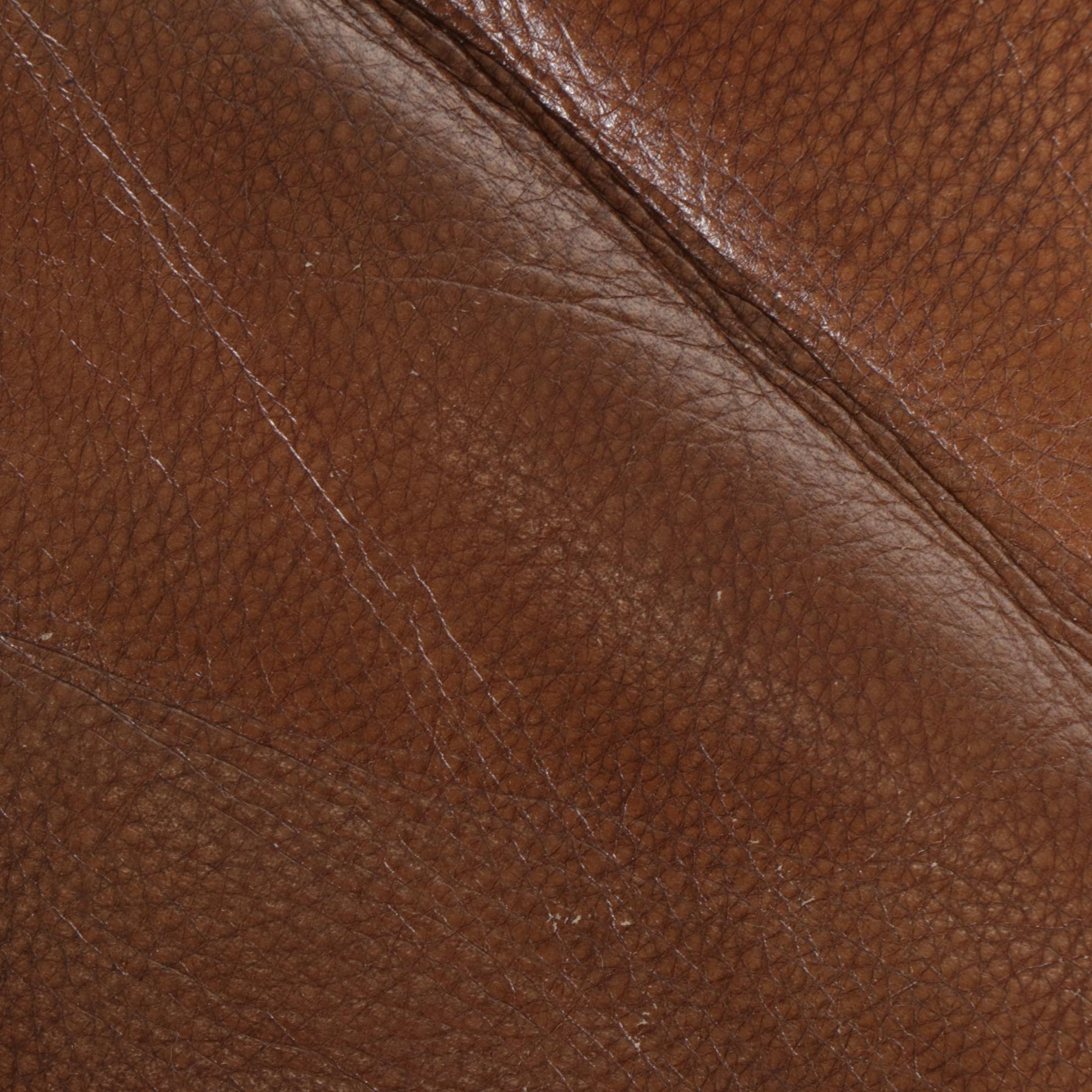 Flexsteel Latitudes Collection "Dylan" Leather Three-Cushion Sofa, 21st Century