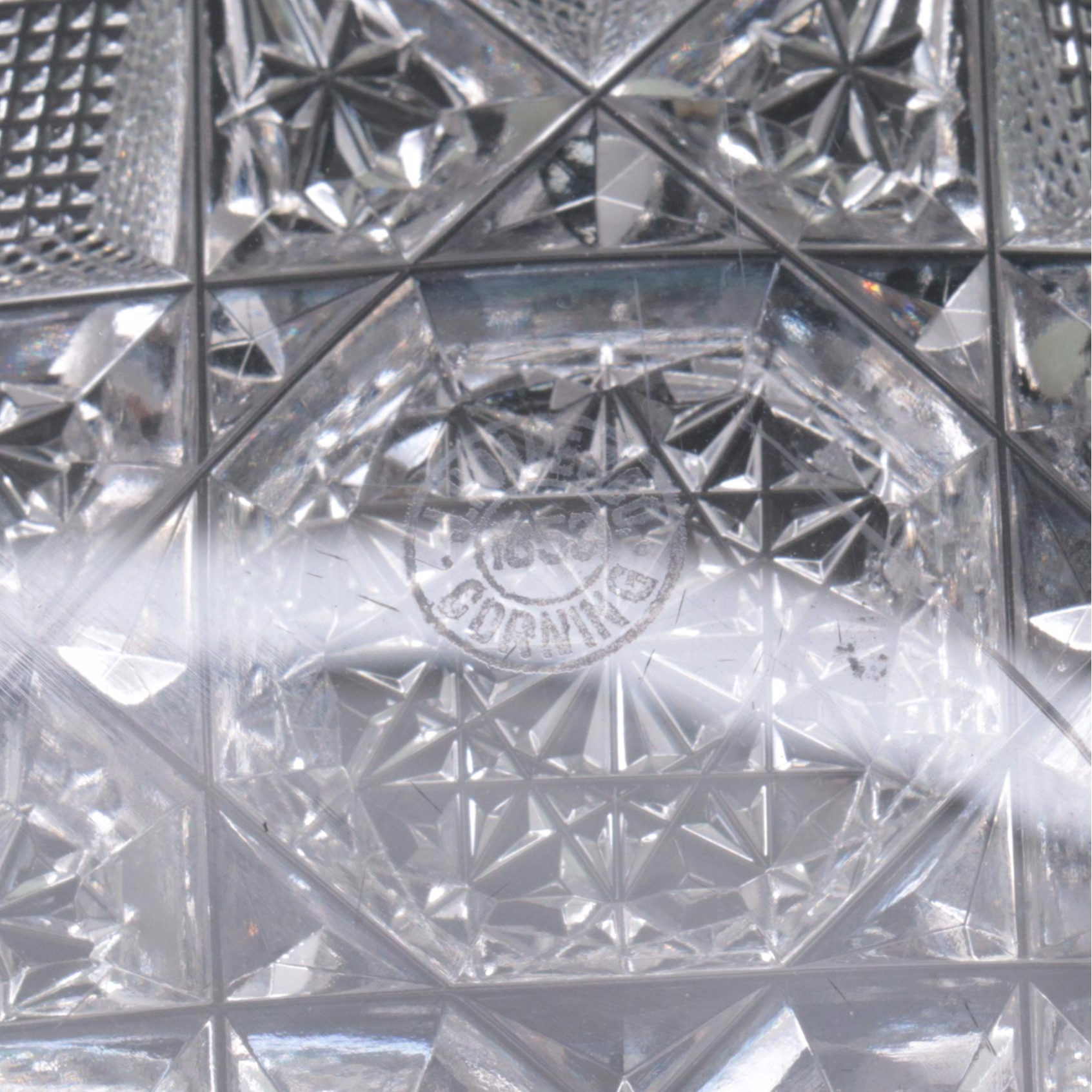 J. Hoare & Co. "Marquis" American Brilliant Cut Glass Tray, Early 20th Century