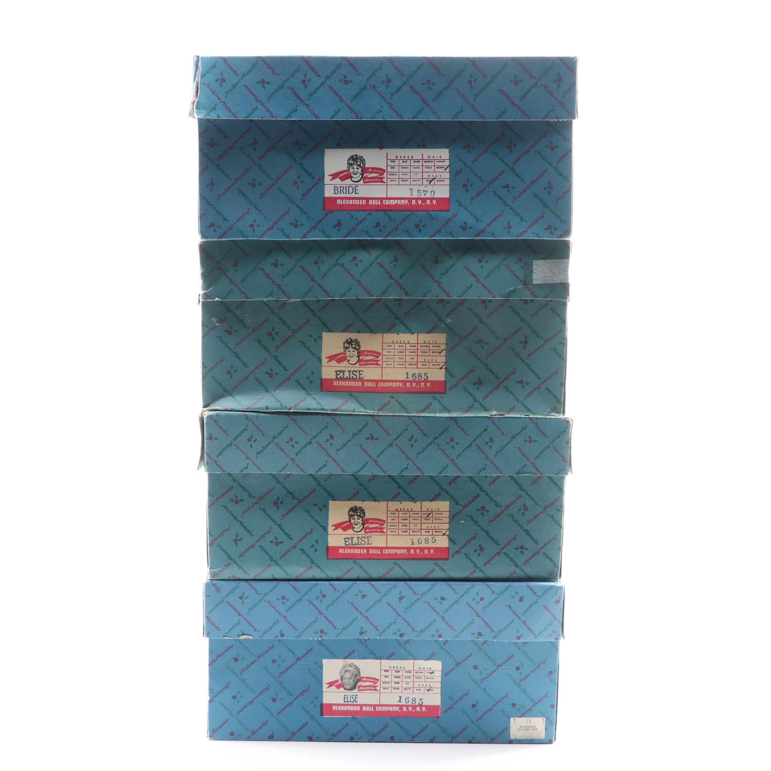 Madame Alexander "Elise" and Other Bride Dolls