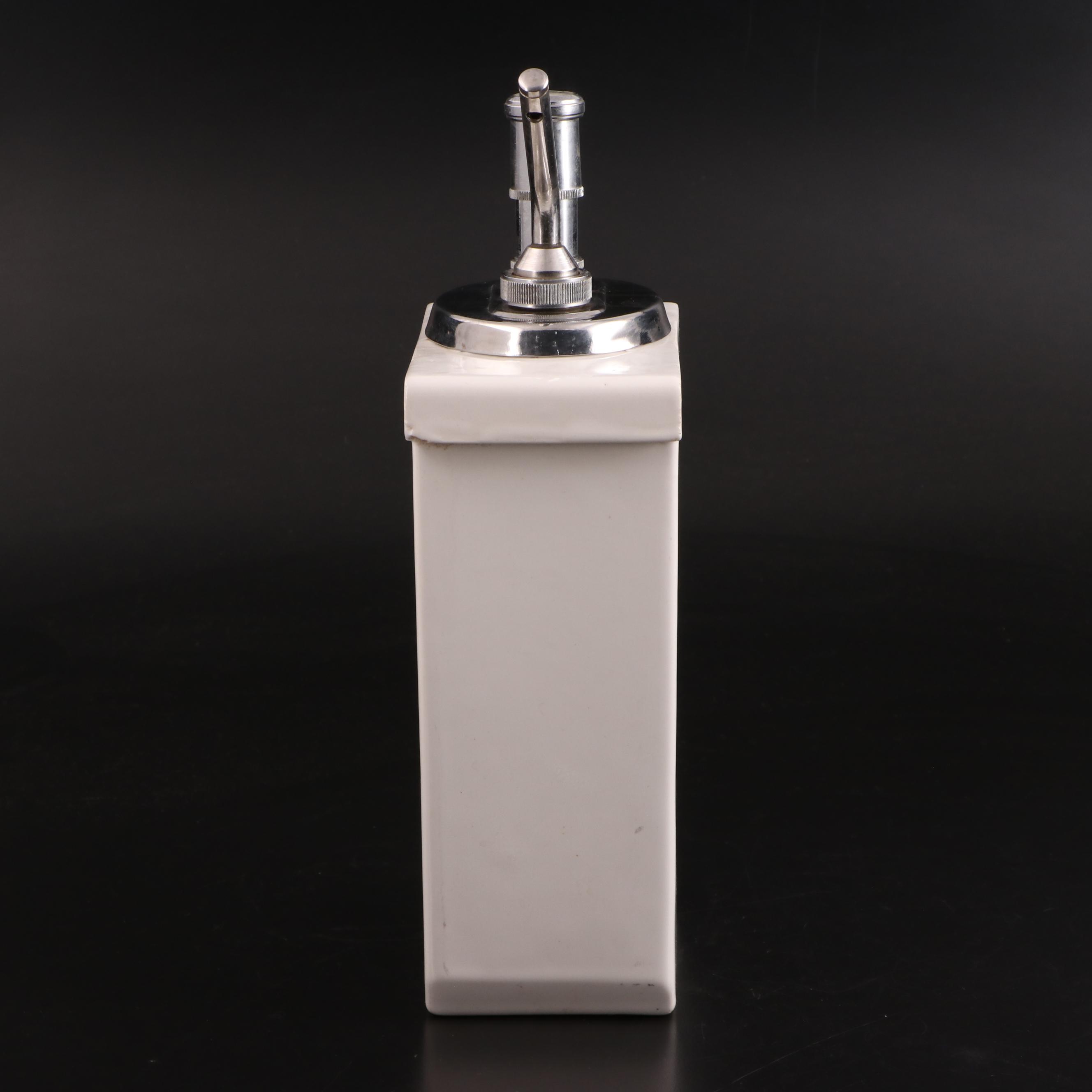 Drug Store Milkshake Syrup Topping Ceramic Pump Dispensers