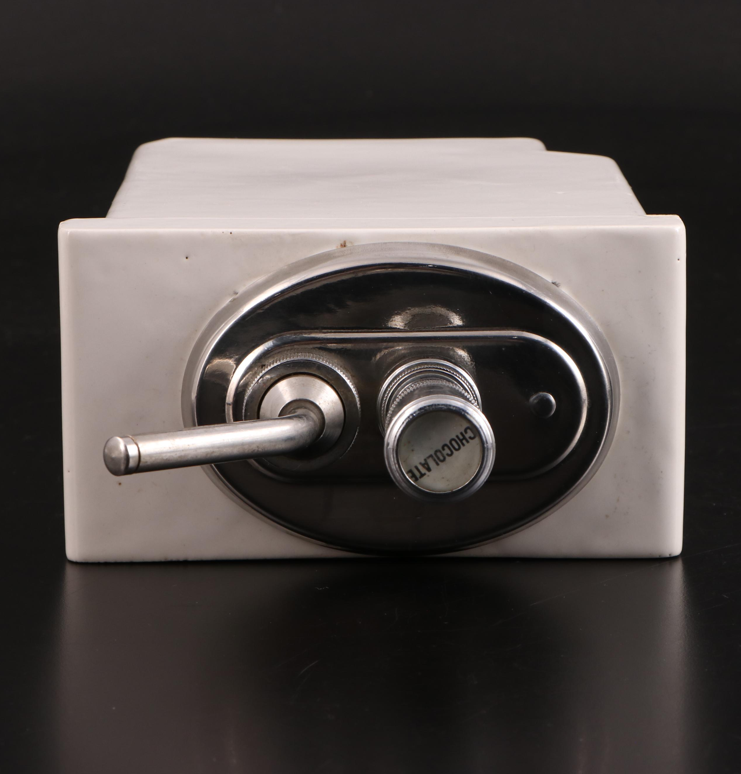 Drug Store Milkshake Syrup Topping Ceramic Pump Dispensers