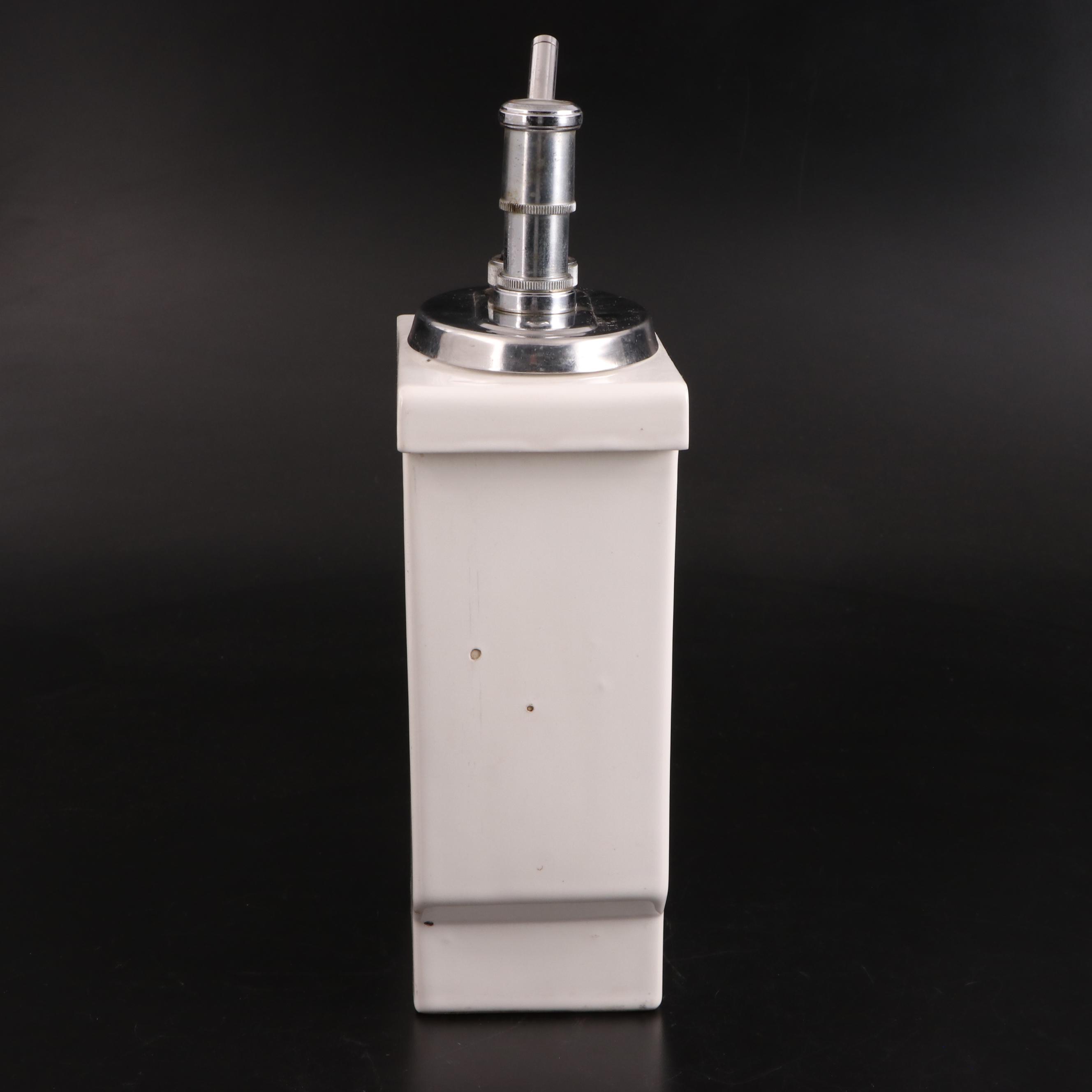 Drug Store Milkshake Syrup Topping Ceramic Pump Dispensers