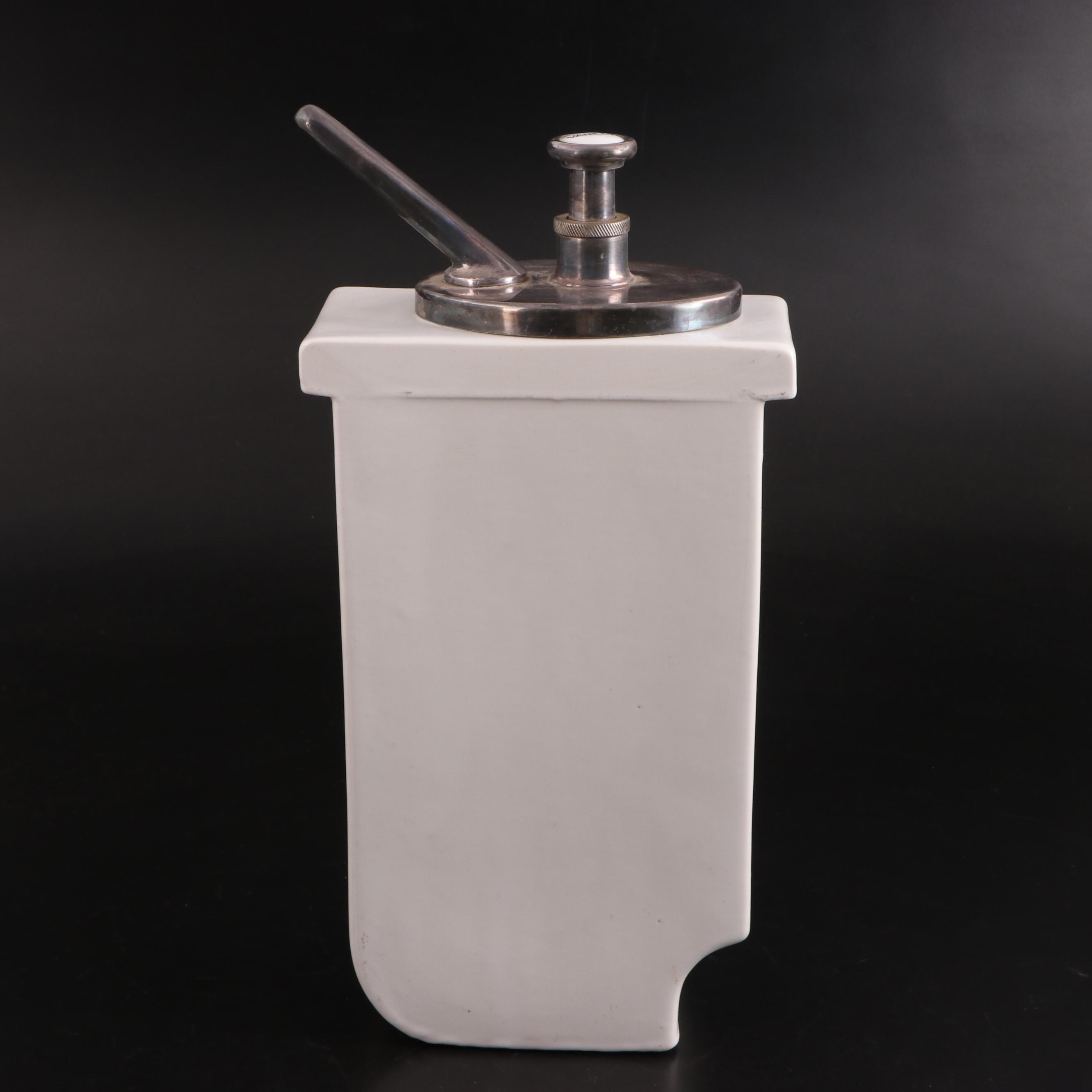 Drug Store Milkshake Syrup Topping Ceramic Pump Dispensers