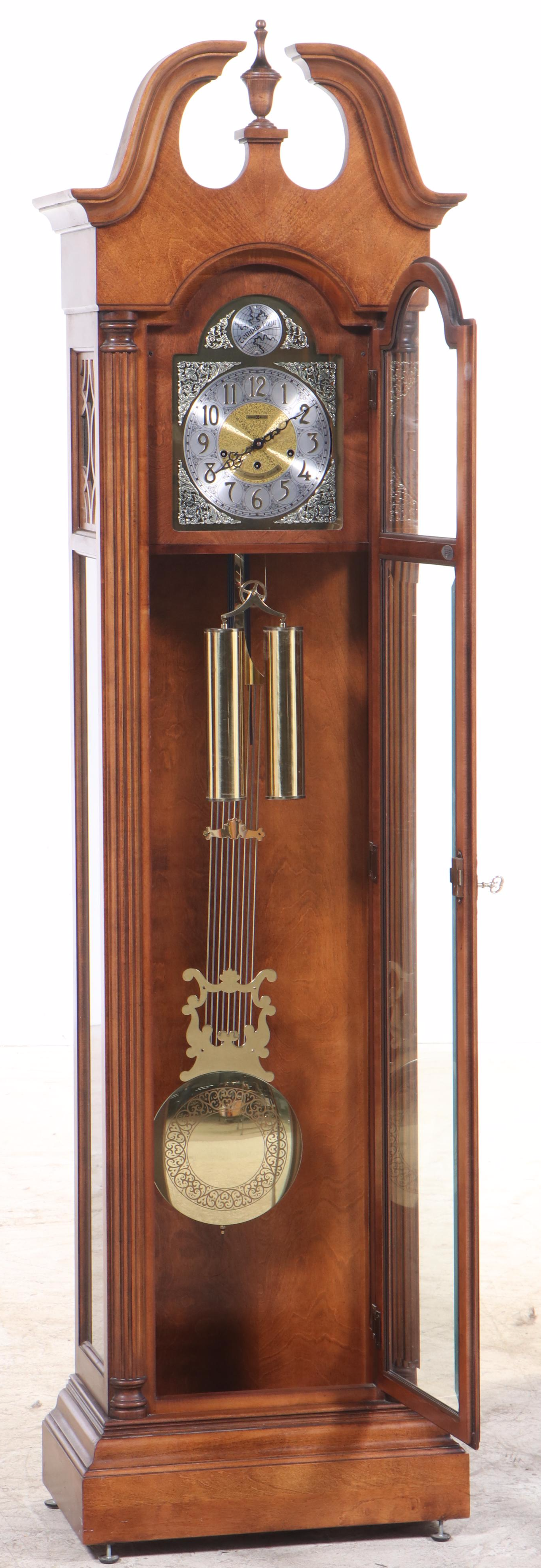 Howard Miller Colonial Style Maple Grandfather Clock