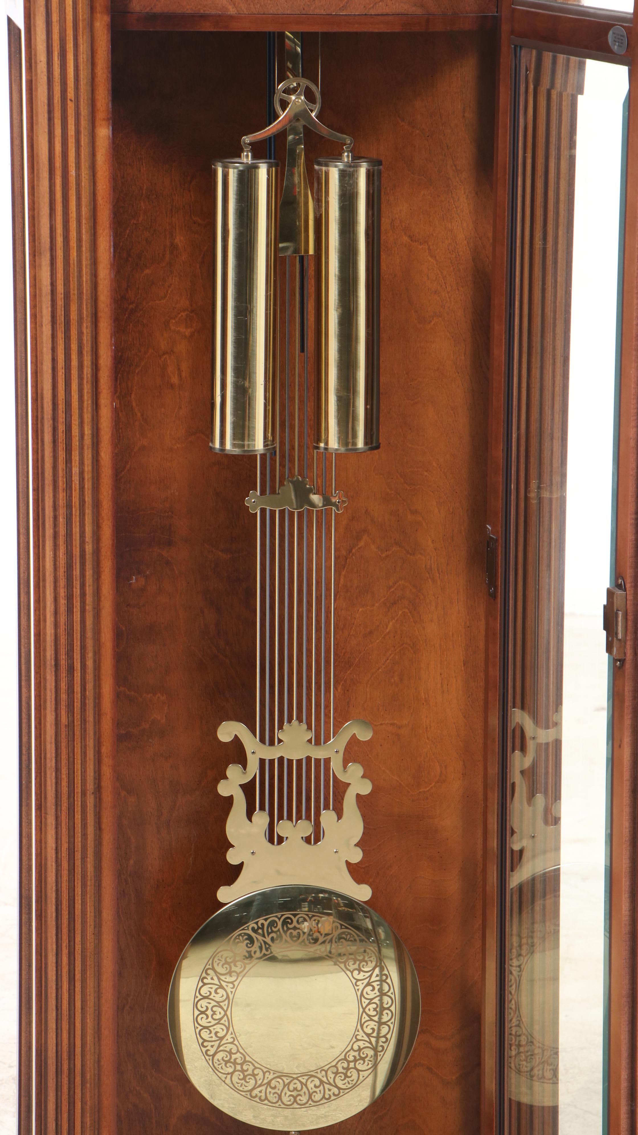 Howard Miller Colonial Style Maple Grandfather Clock