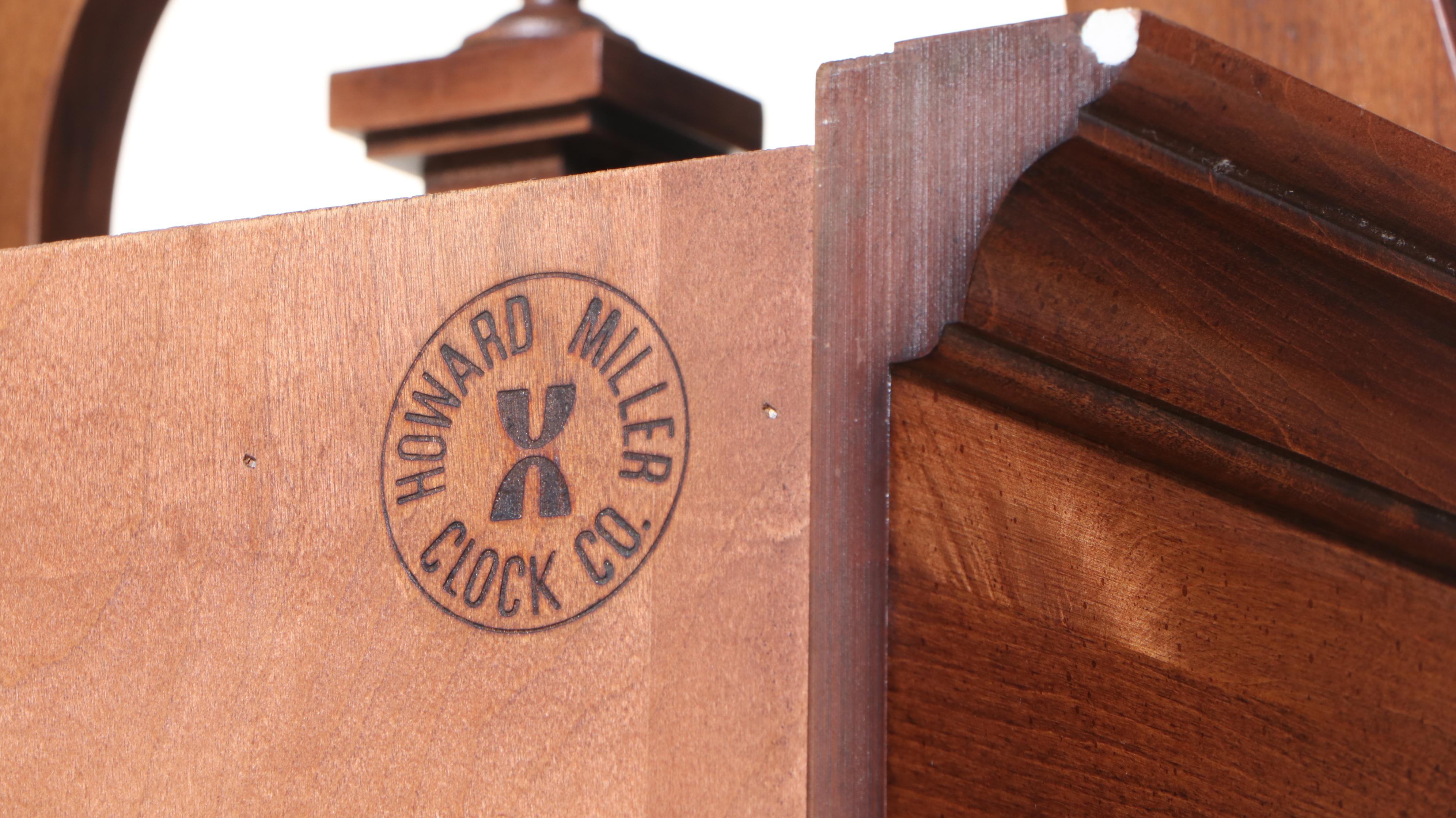 Howard Miller Colonial Style Maple Grandfather Clock