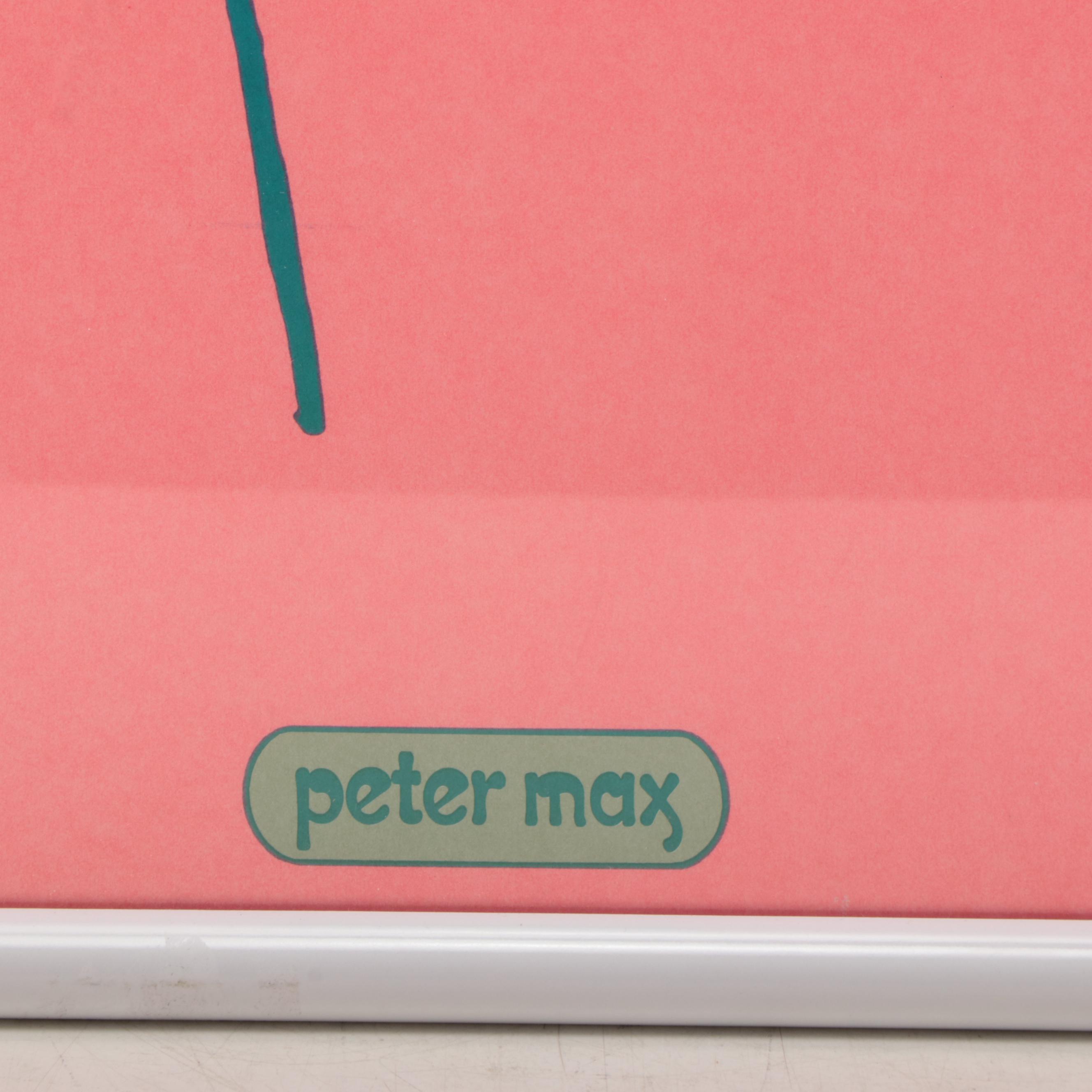 Peter Max Lithograph Poster "Love," Circa 1968