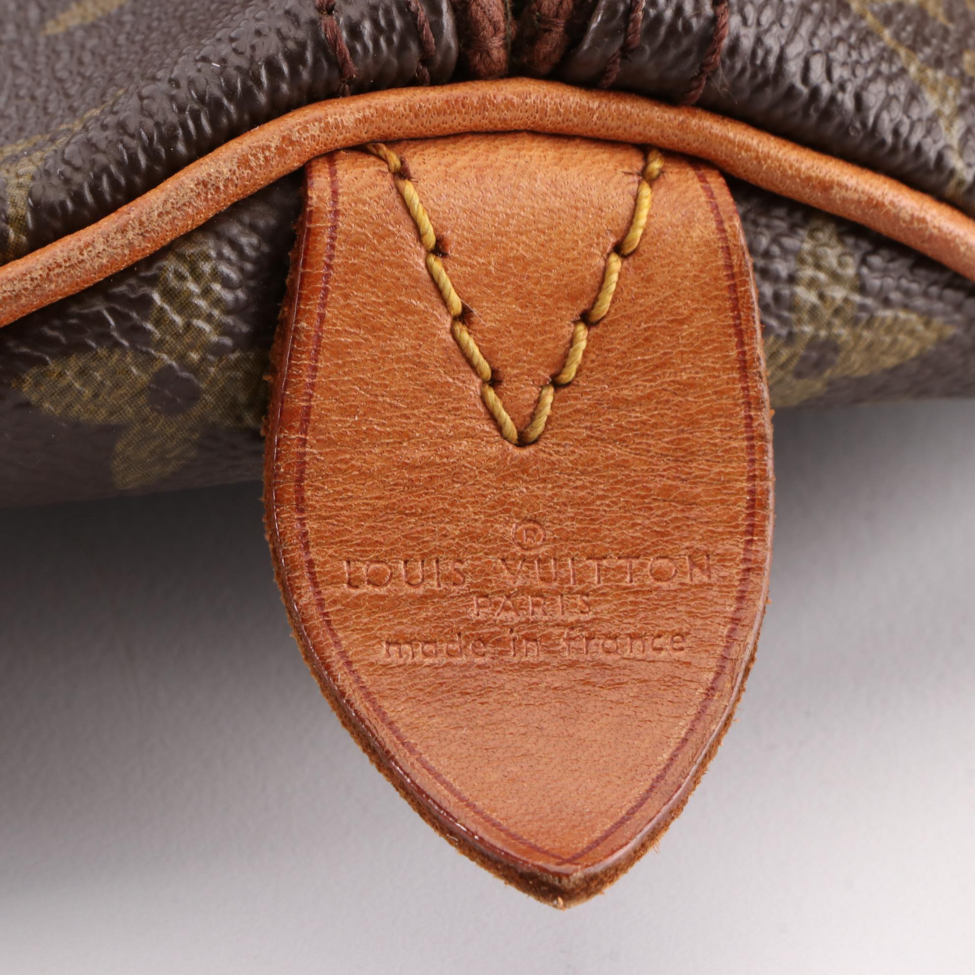 Louis Vuitton Speedy 40 in Monogram Canvas and Vachetta Leather