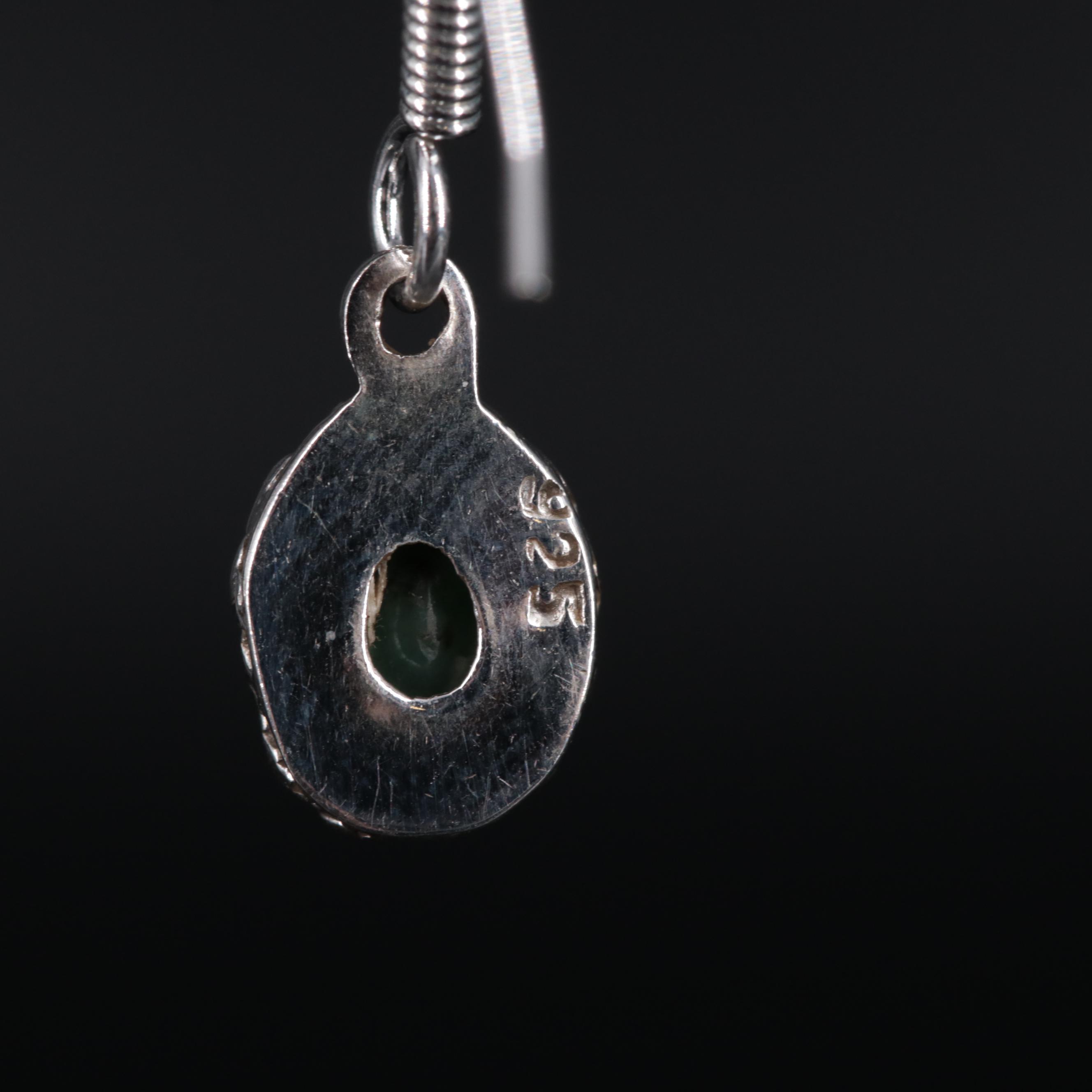 Gemstone Drop Earrings