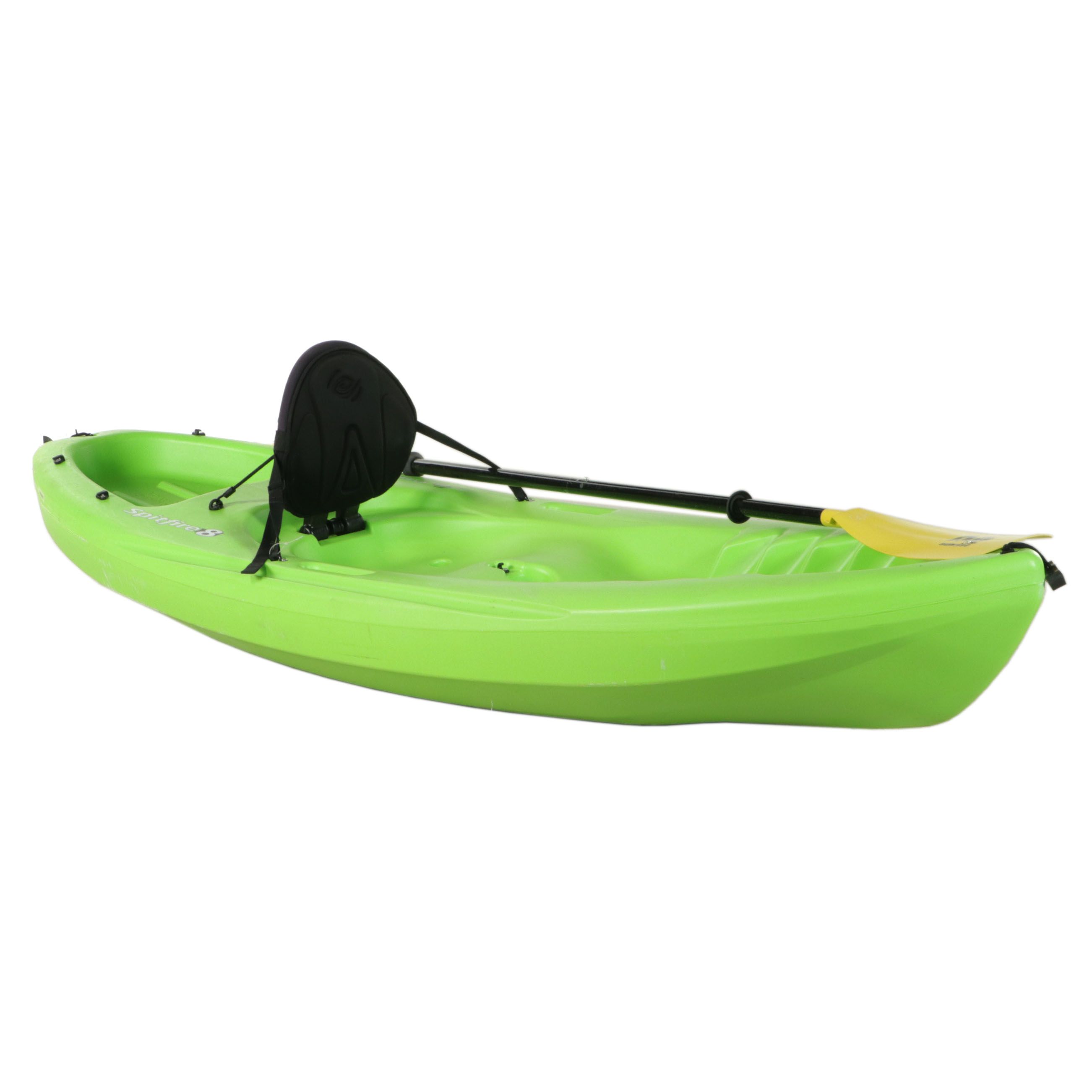 Emotion Spitfire 8 Sit-On-Top Kayak With Sunrise bb Paddle
