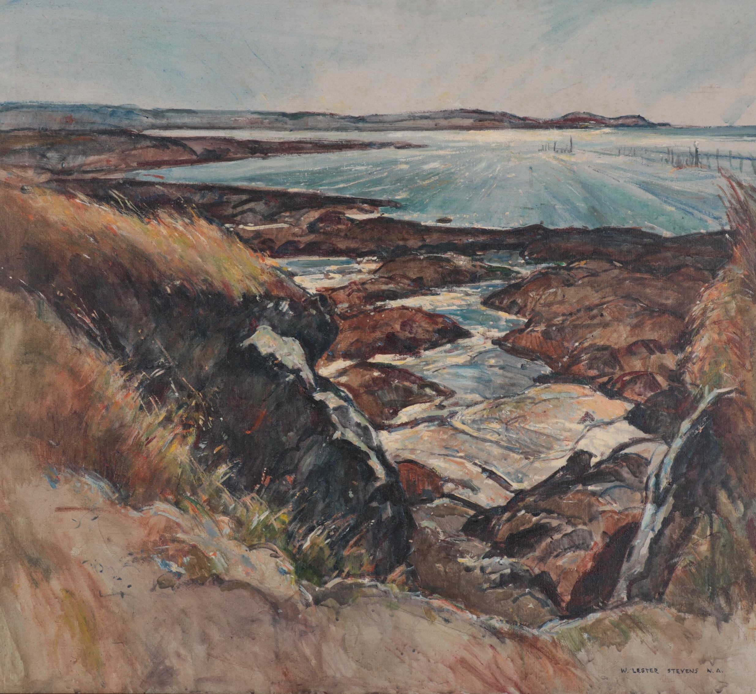 William Lester Stevens Oil Painting "Henderson Point"