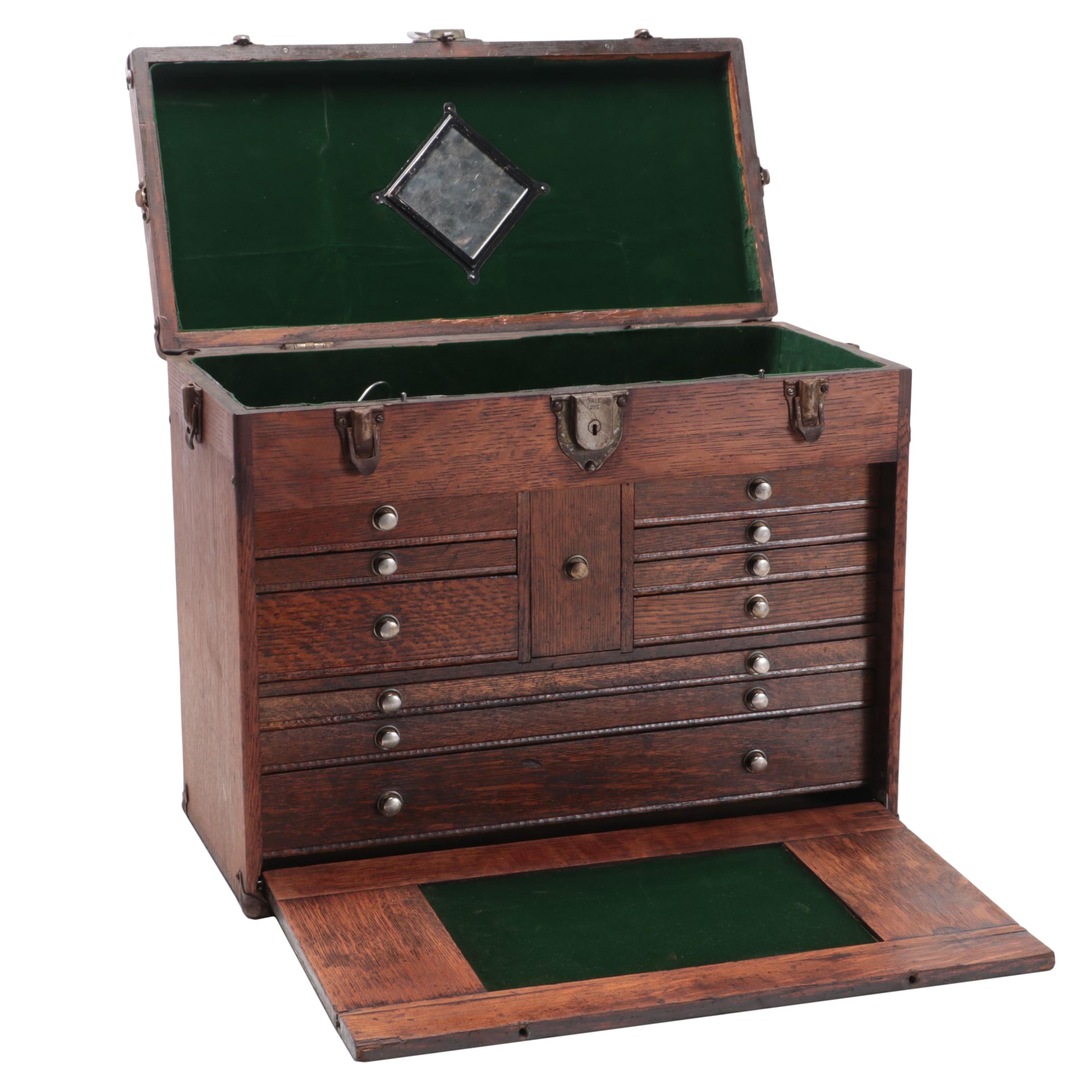 Gerstner & Sons Eleven-Drawer Oak Top Machinist's Chest, Early 20th Century