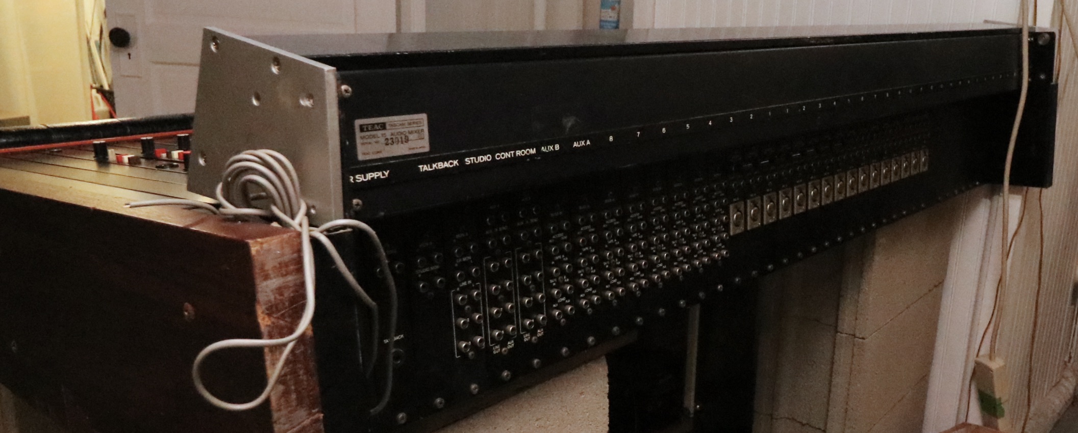 TEAC Tascam Series Model 15 Audio Mixer Console and Power Supply Unit, 1978