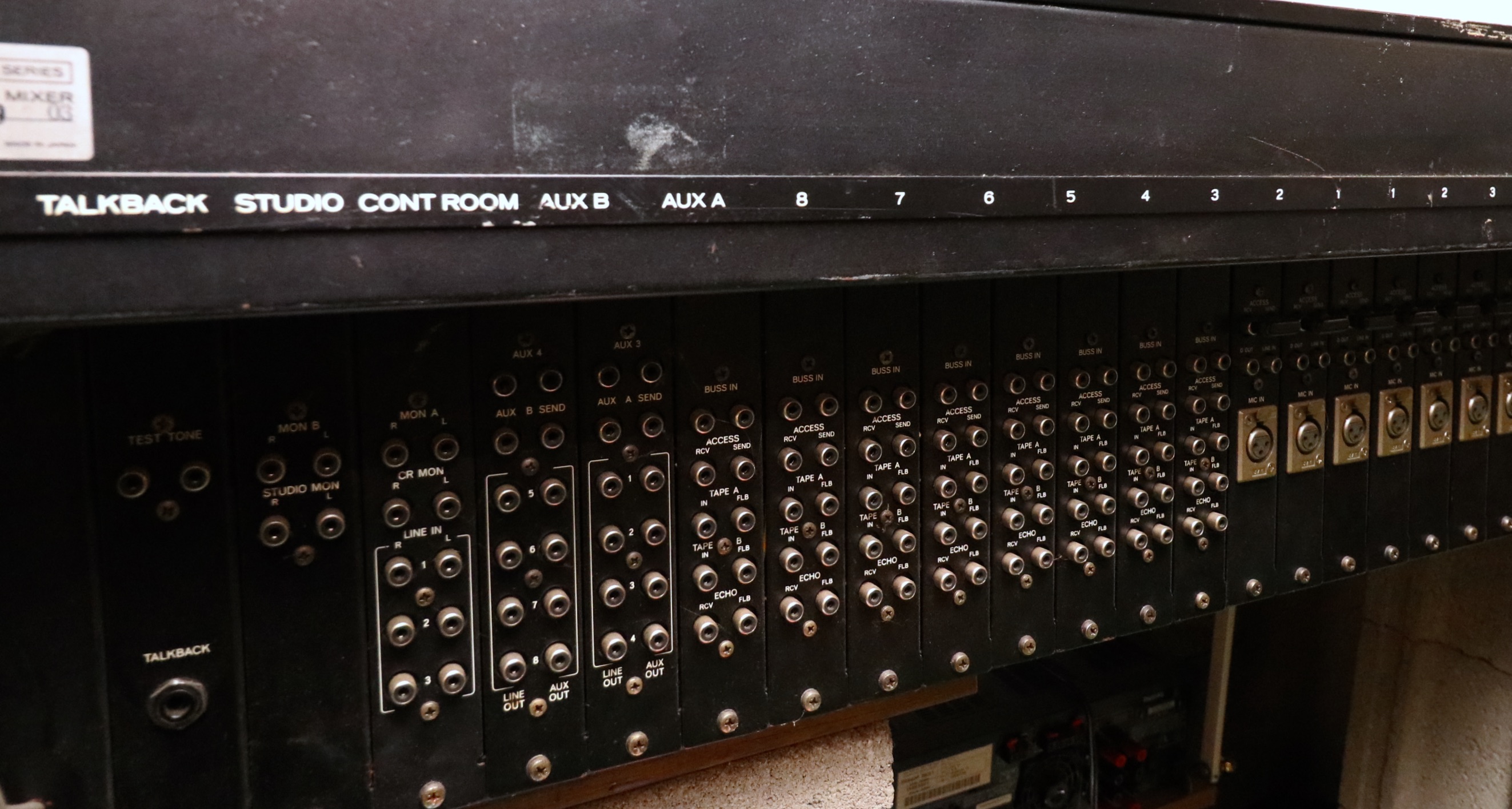 TEAC Tascam Series Model 15 Audio Mixer Console and Power Supply Unit, 1978