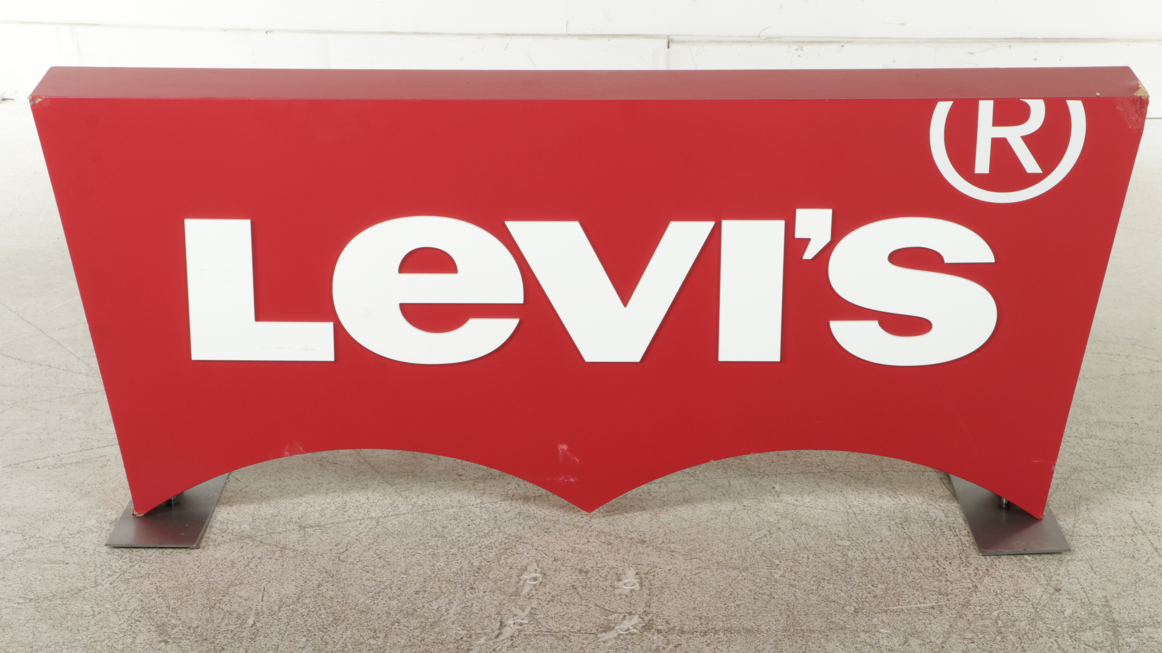 Levi's Wooden Advertising Sign