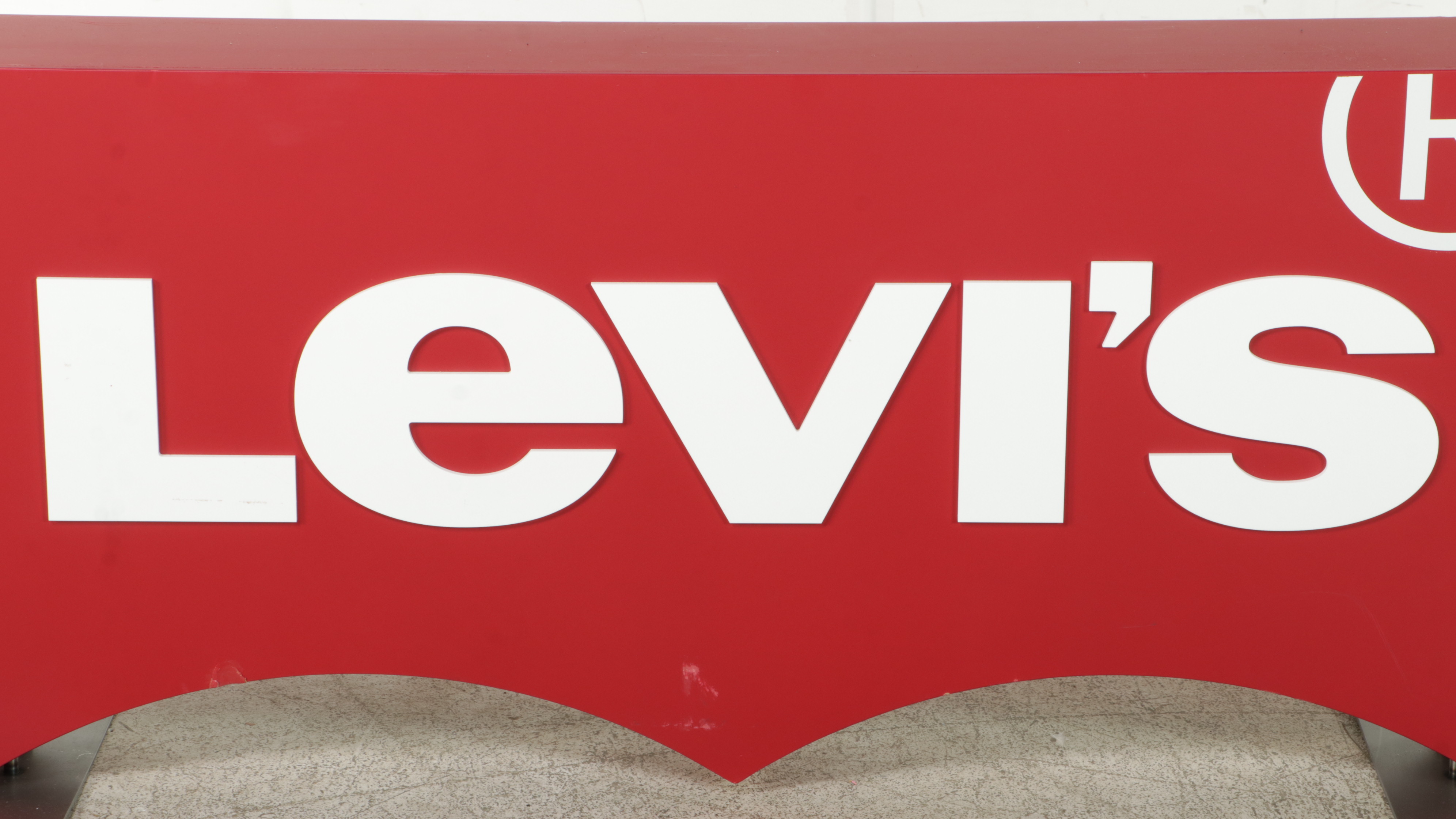 Levi's Wooden Advertising Sign