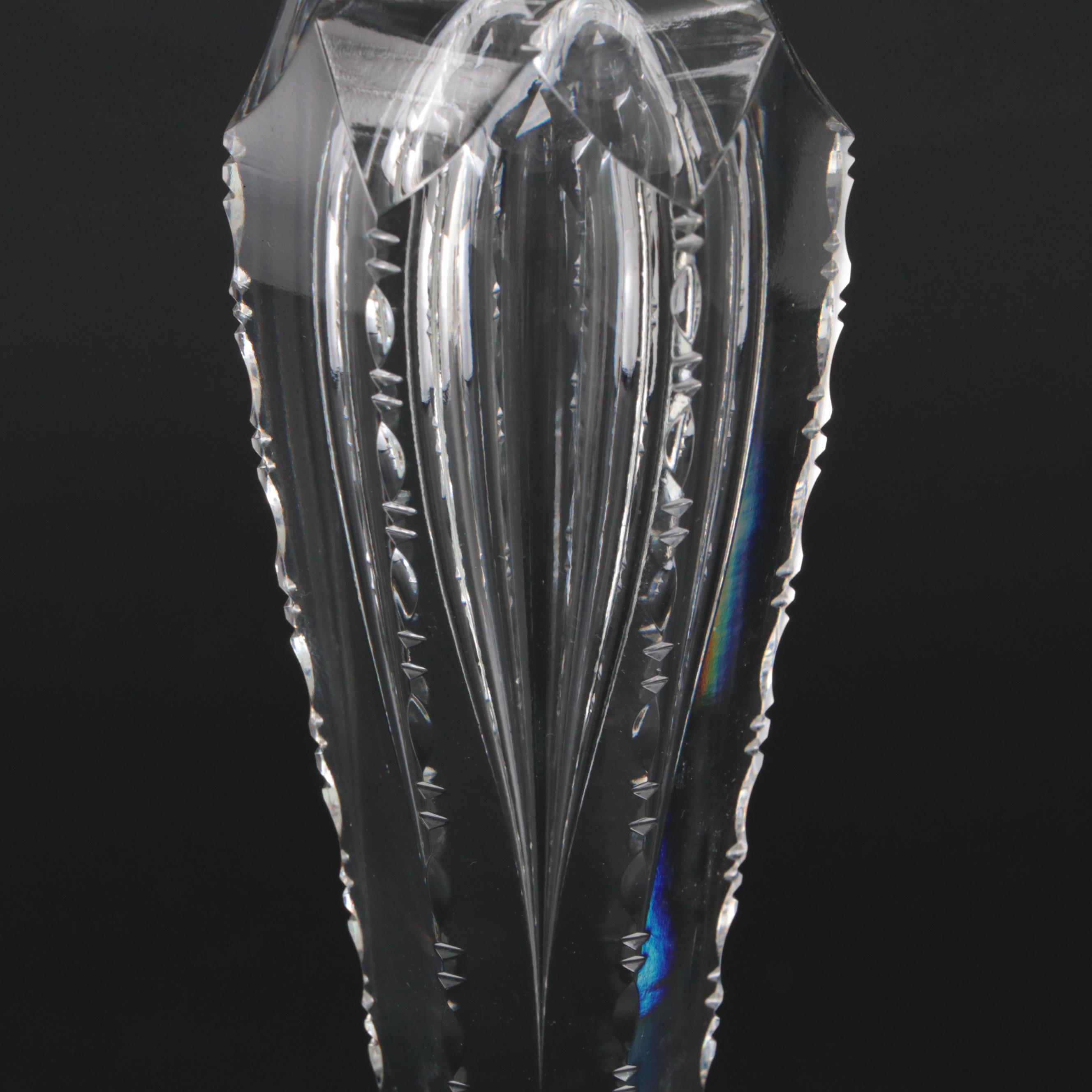 Elmira "No. 100" American Brilliant Cut Glass Compote, Early 20th C.