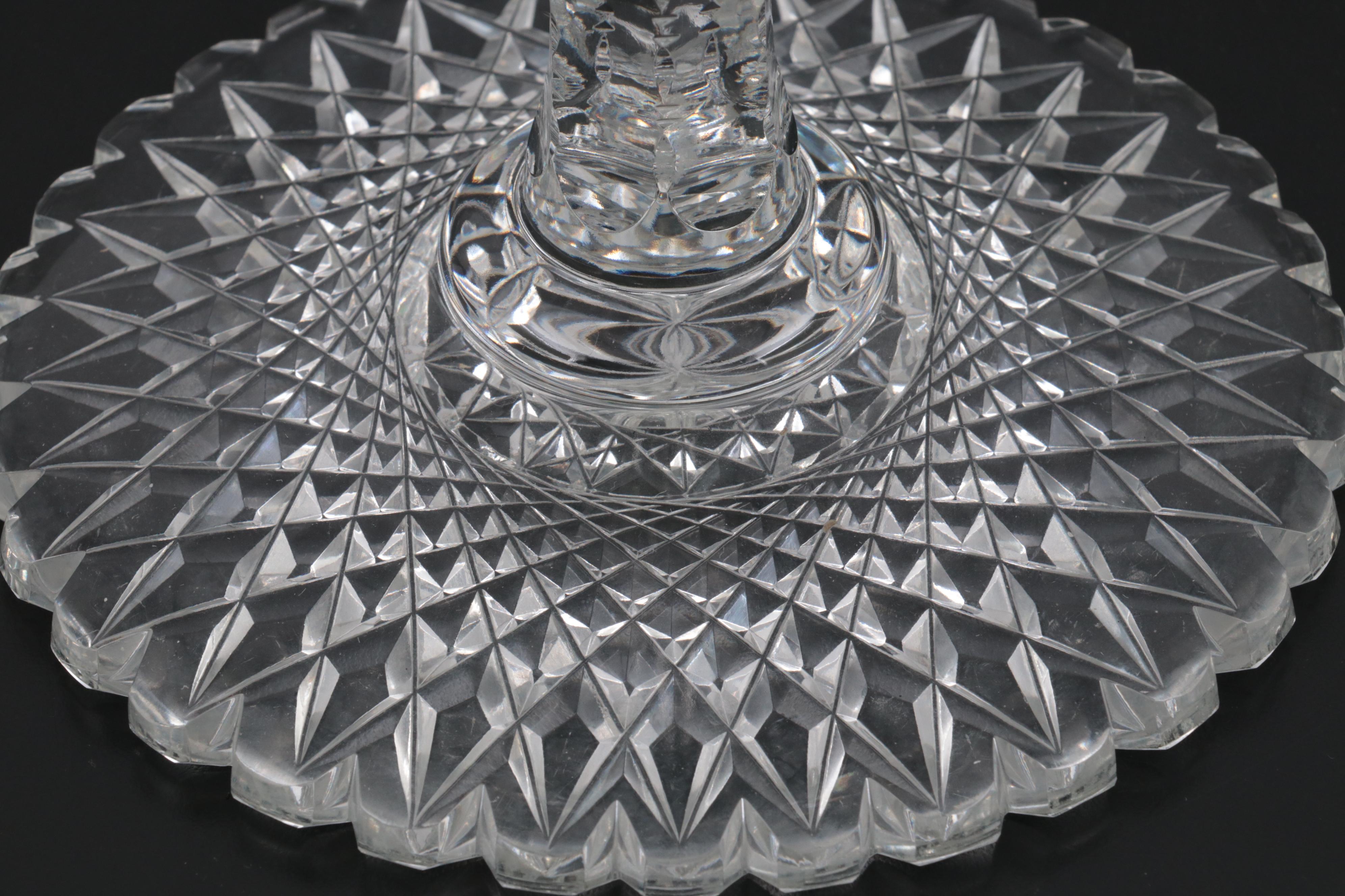 Elmira "No. 100" American Brilliant Cut Glass Compote, Early 20th C.