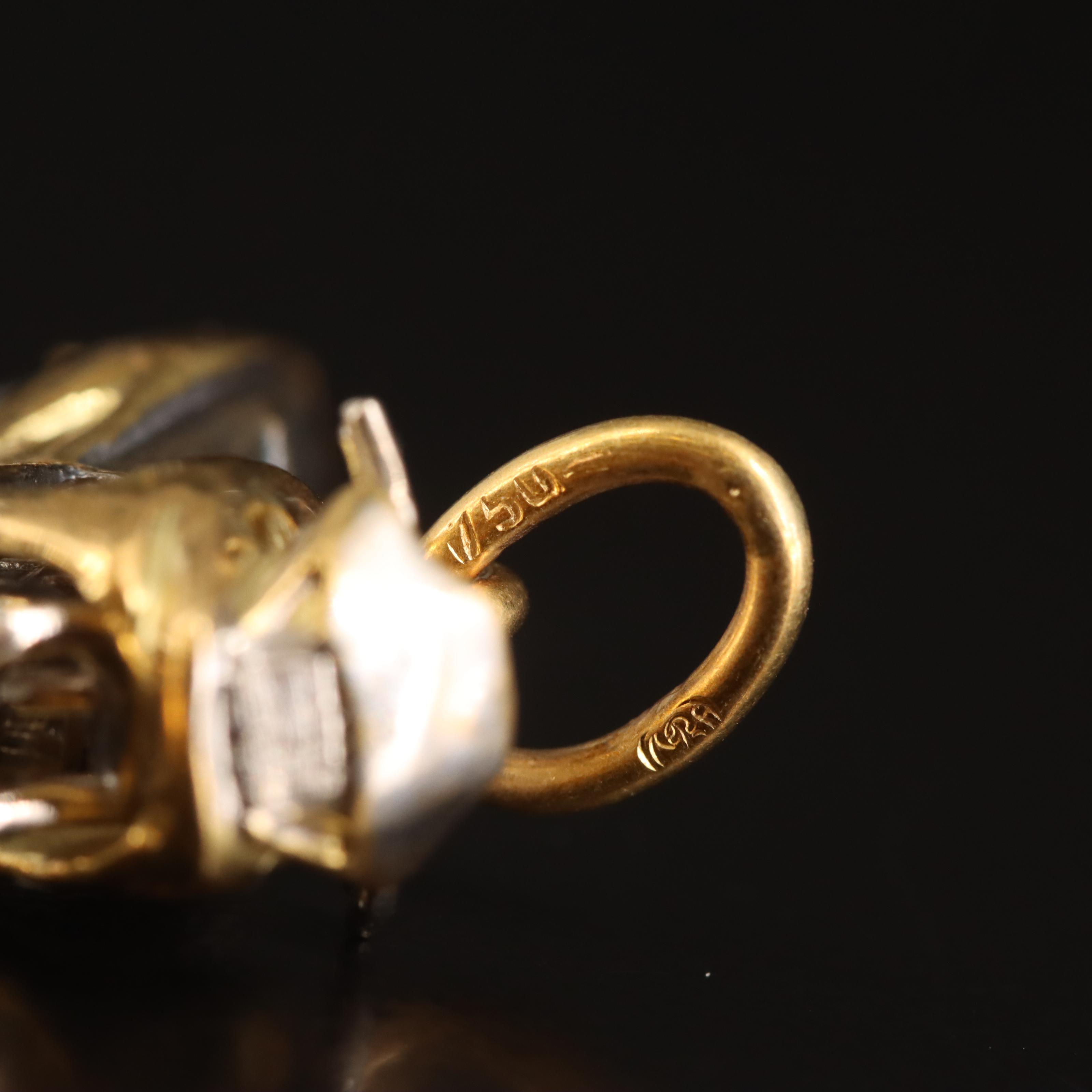 18K Articulated Motorcycle Pendant