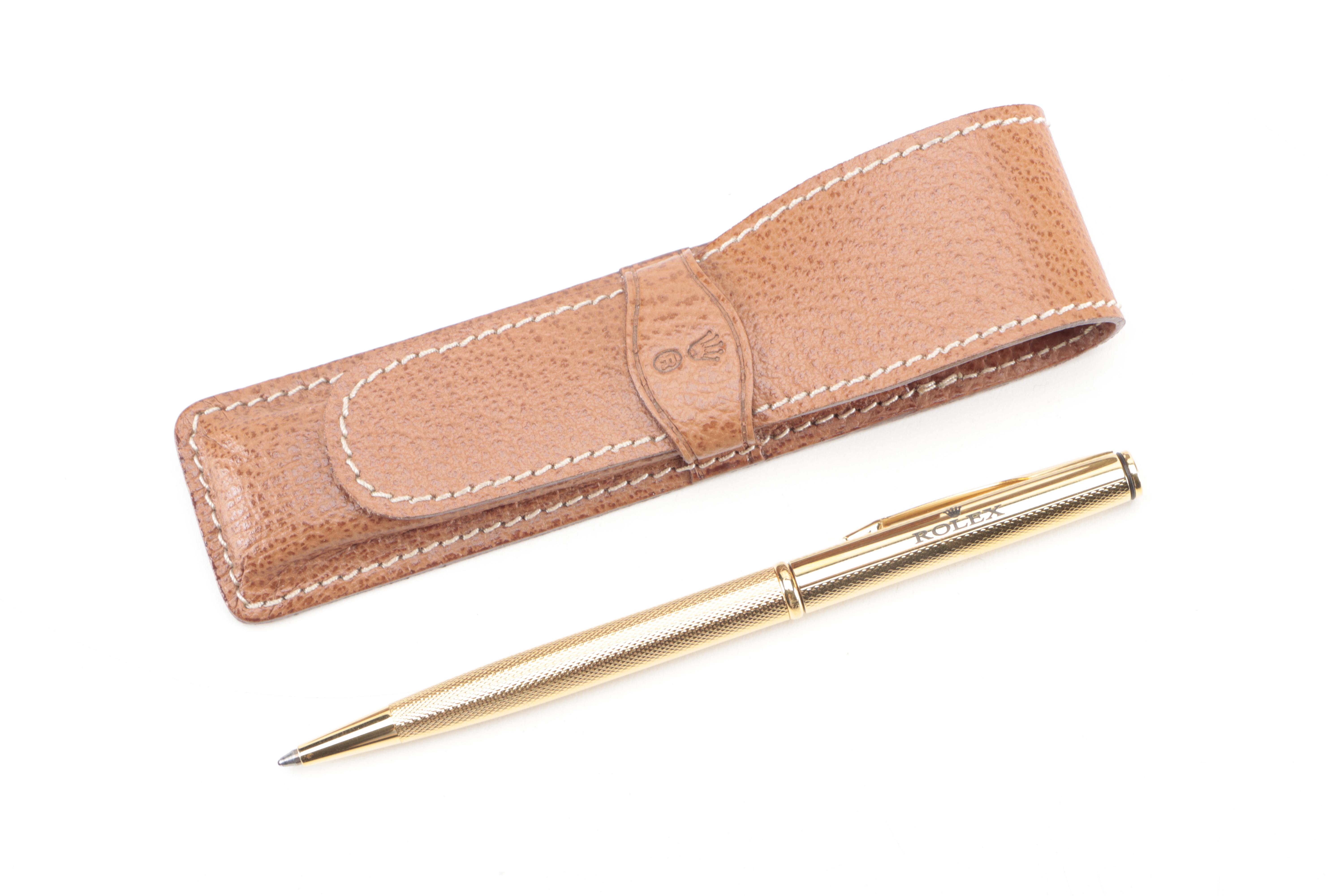 Rolex Pen with Rolex and Patek Philippe Desk Accessories
