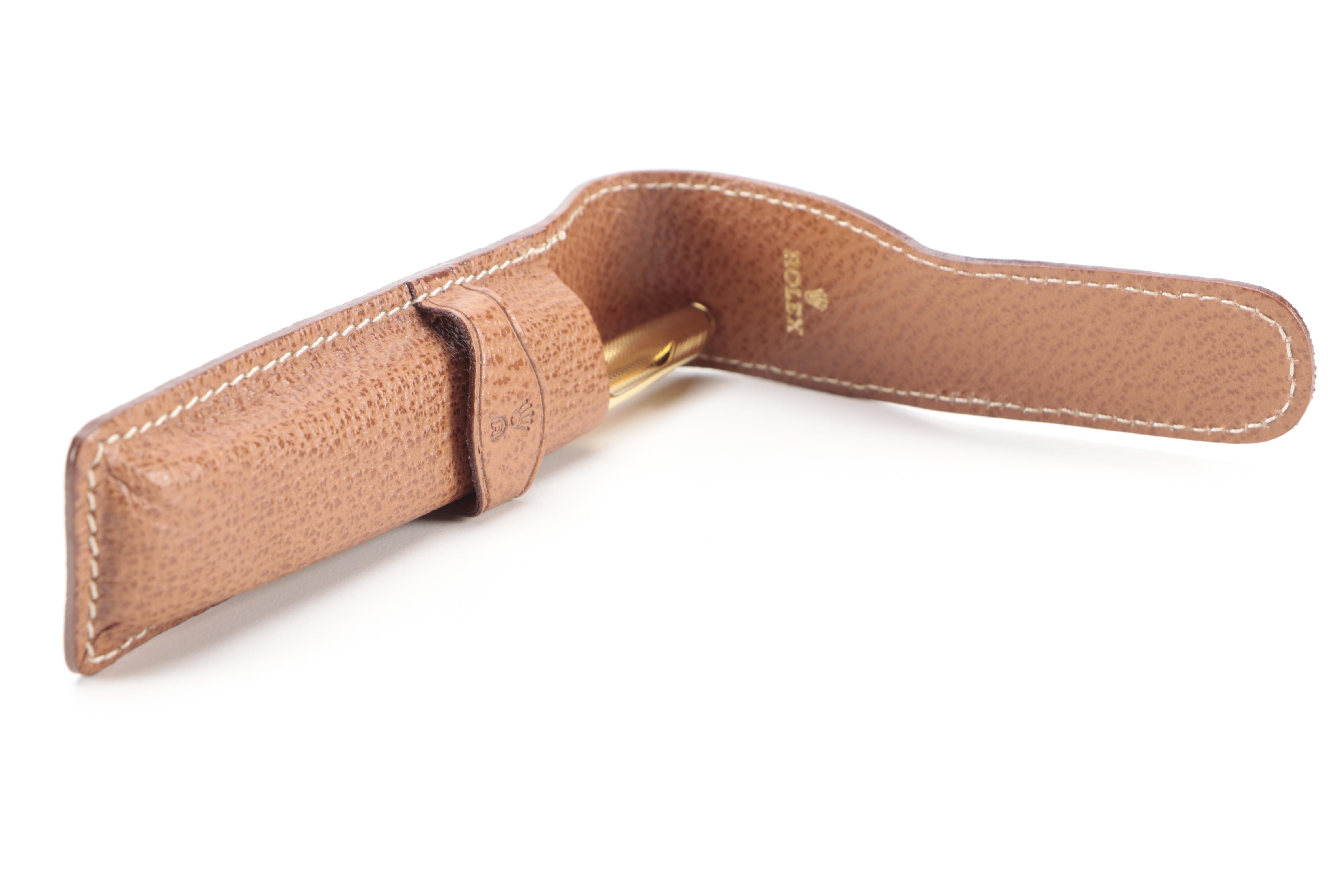 Rolex Pen with Rolex and Patek Philippe Desk Accessories