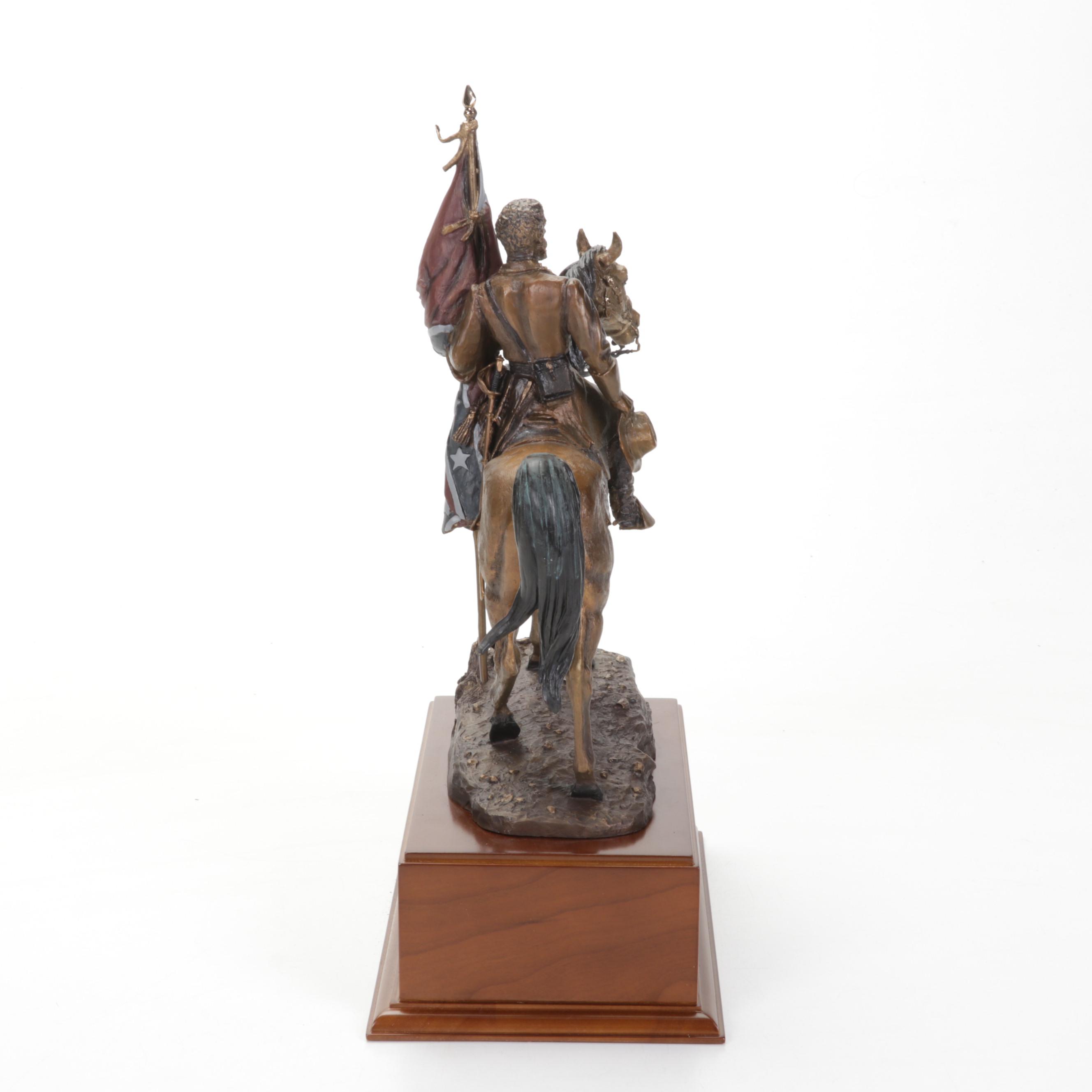 Jim Ponter for Franklin Mint Bronze Sculpture "Pride of the South"