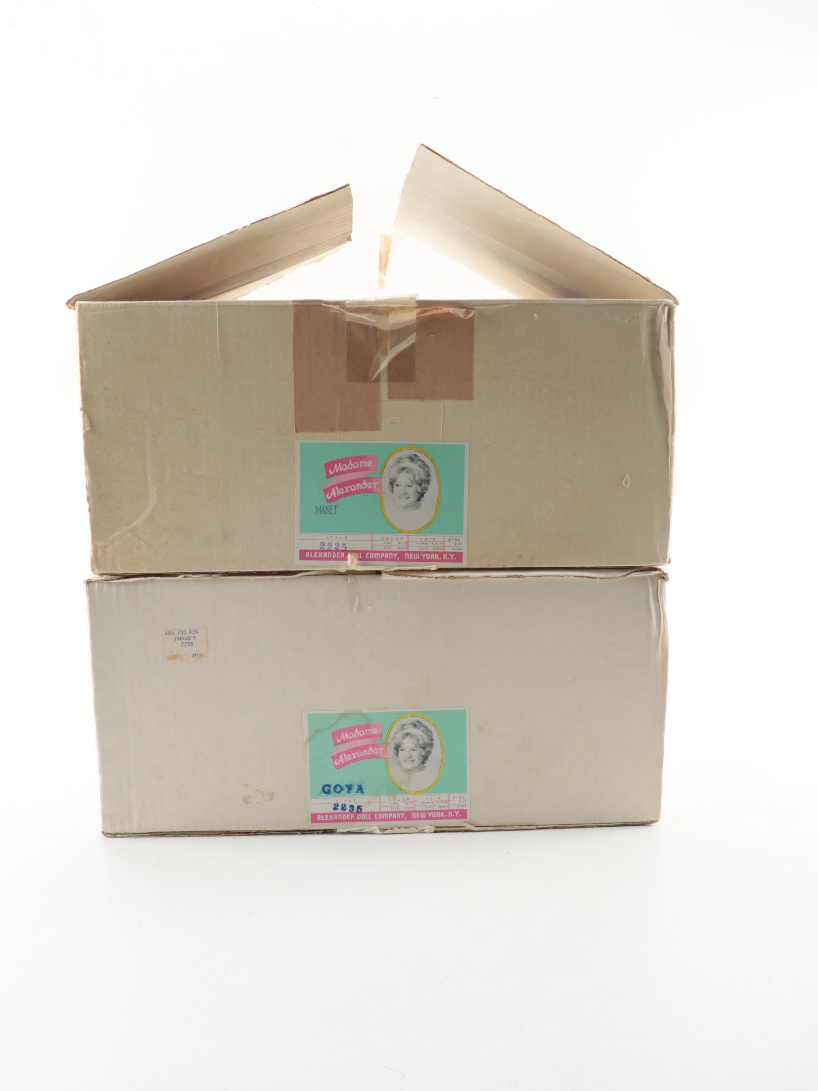 Madame Alexander "Manet" and "Goya" Portrait Series Dolls