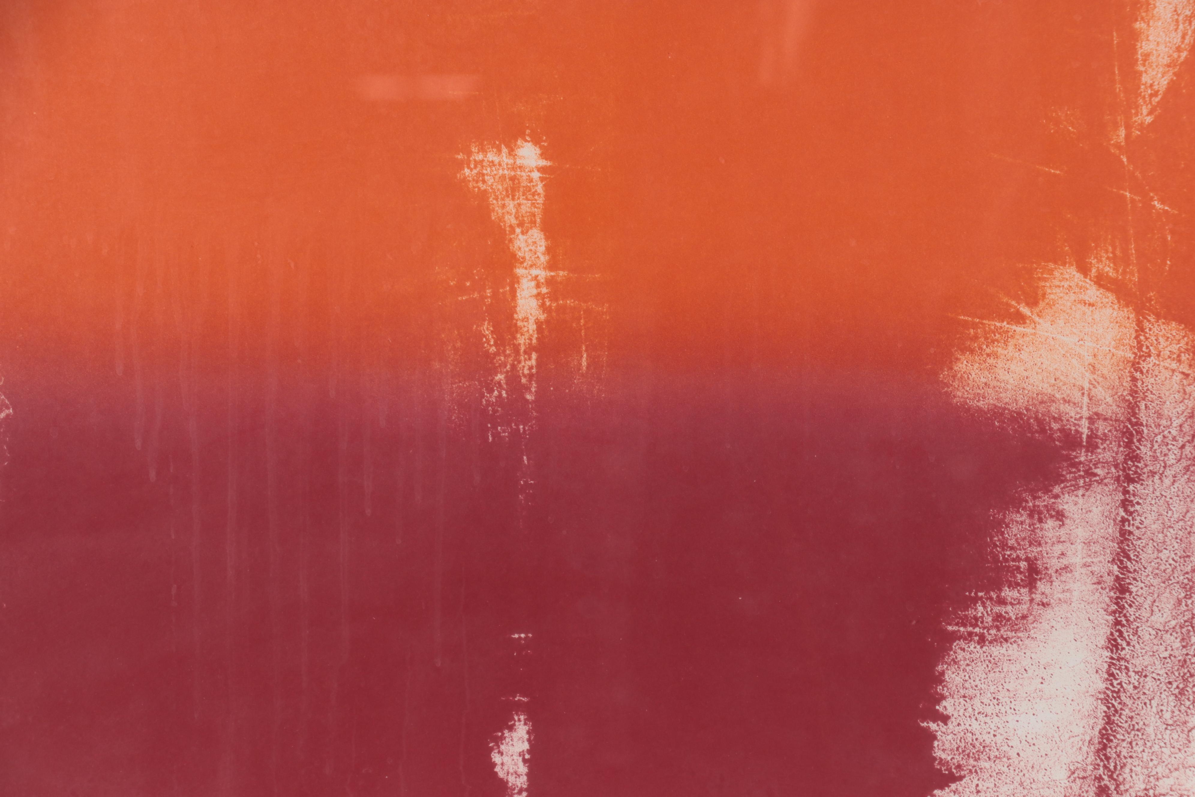Paul Jenkins Abstract Expressionist Lithograph "Paris Poster," 1973