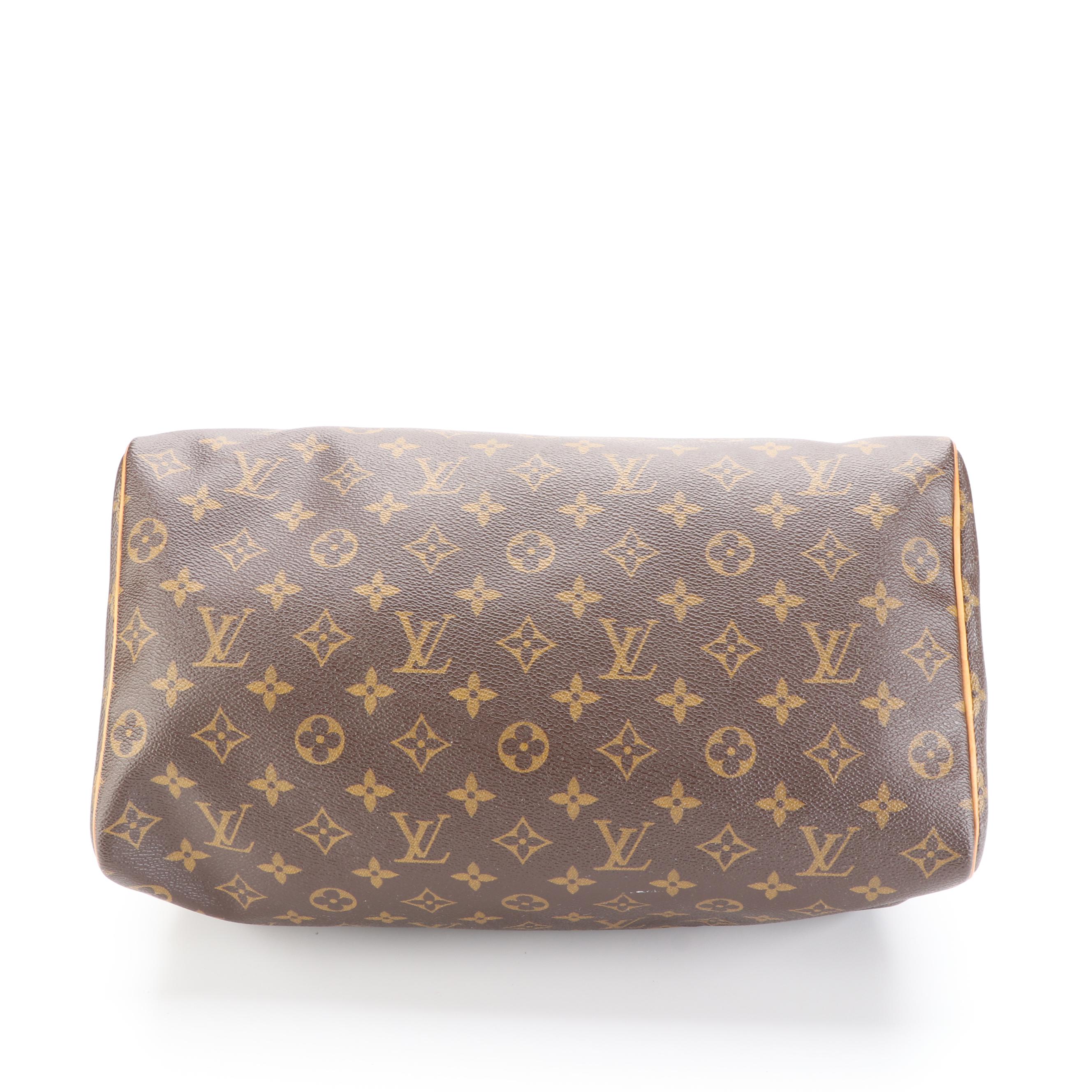 Louis Vuitton Speedy 35 in Monogram Canvas and Vachetta Leather