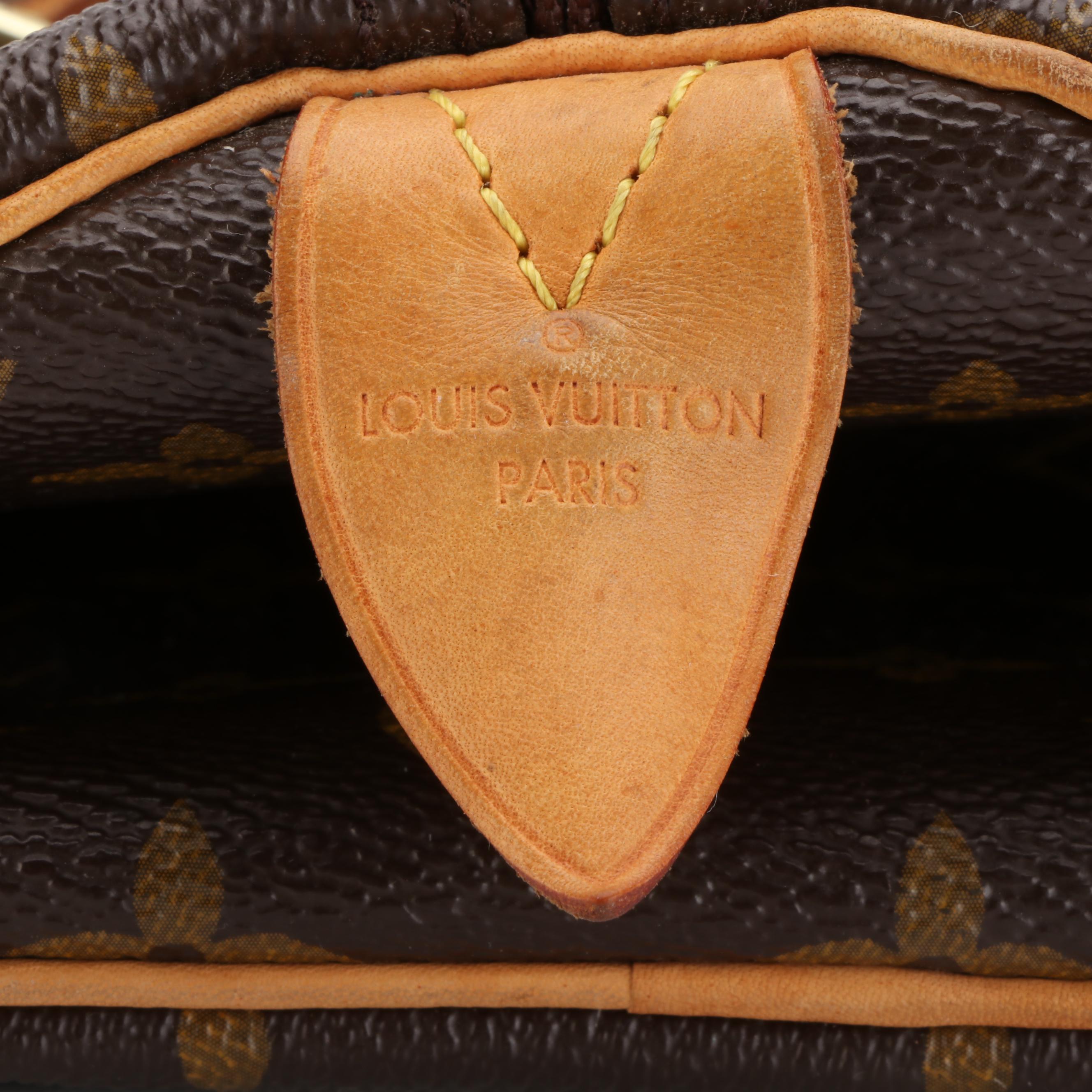 Louis Vuitton Speedy 35 in Monogram Canvas and Vachetta Leather