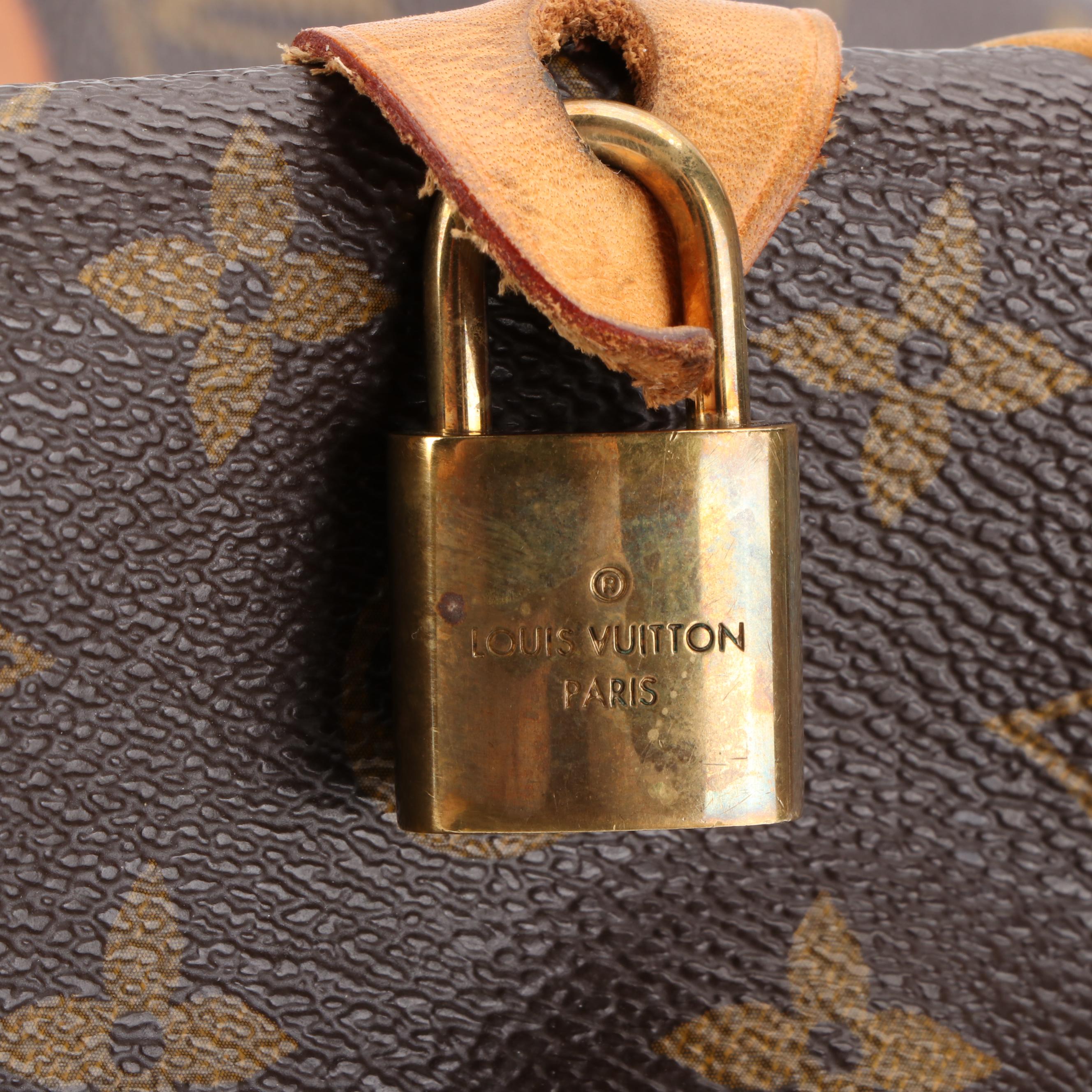 Louis Vuitton Speedy 35 in Monogram Canvas and Vachetta Leather