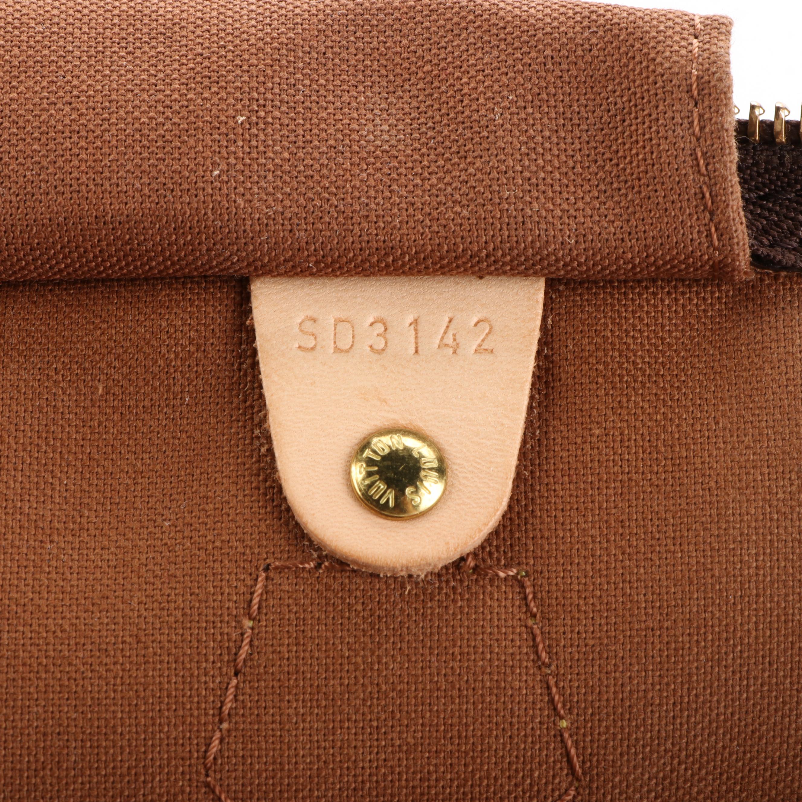 Louis Vuitton Speedy 35 in Monogram Canvas and Vachetta Leather