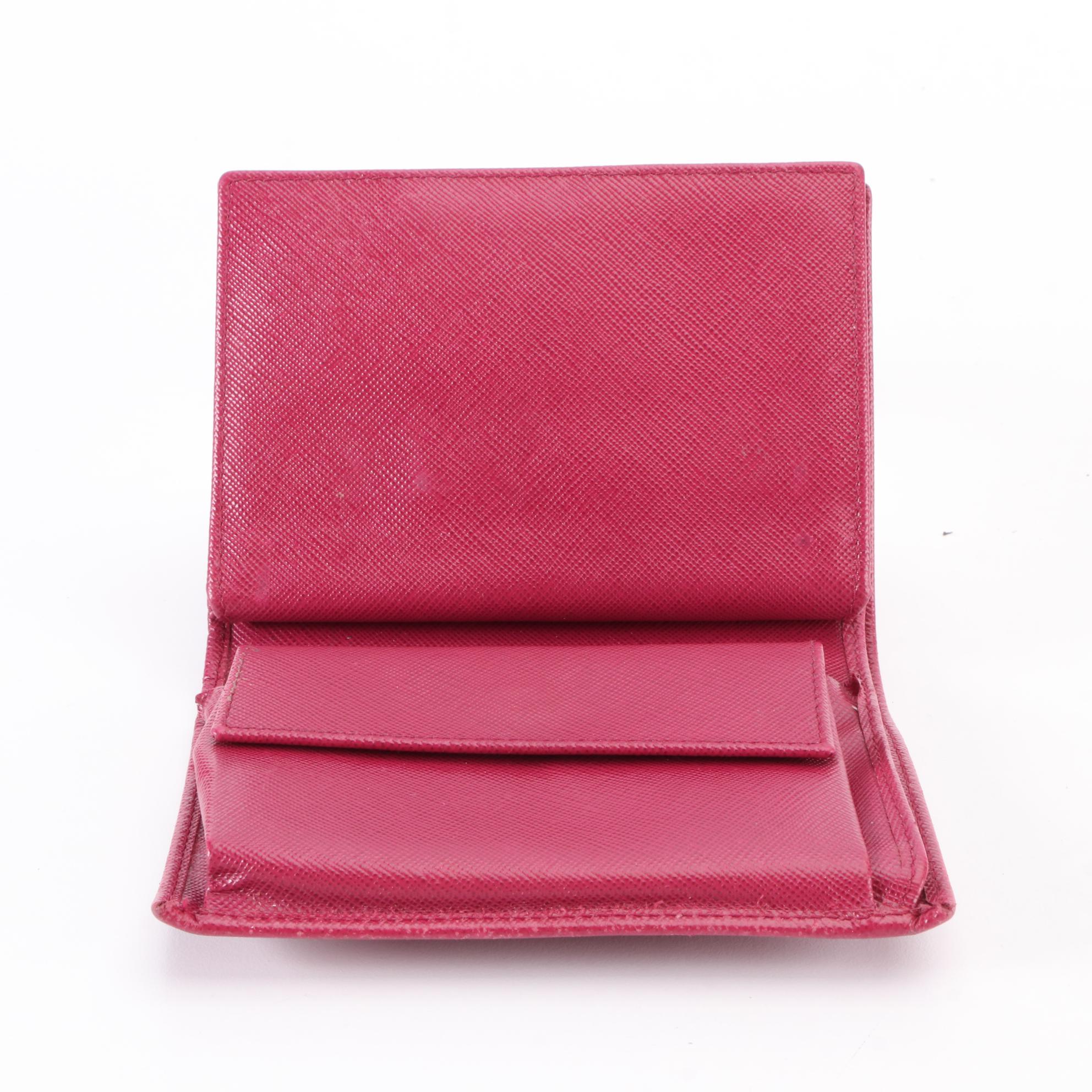 Prada Saffiano Leather Wallet with Box