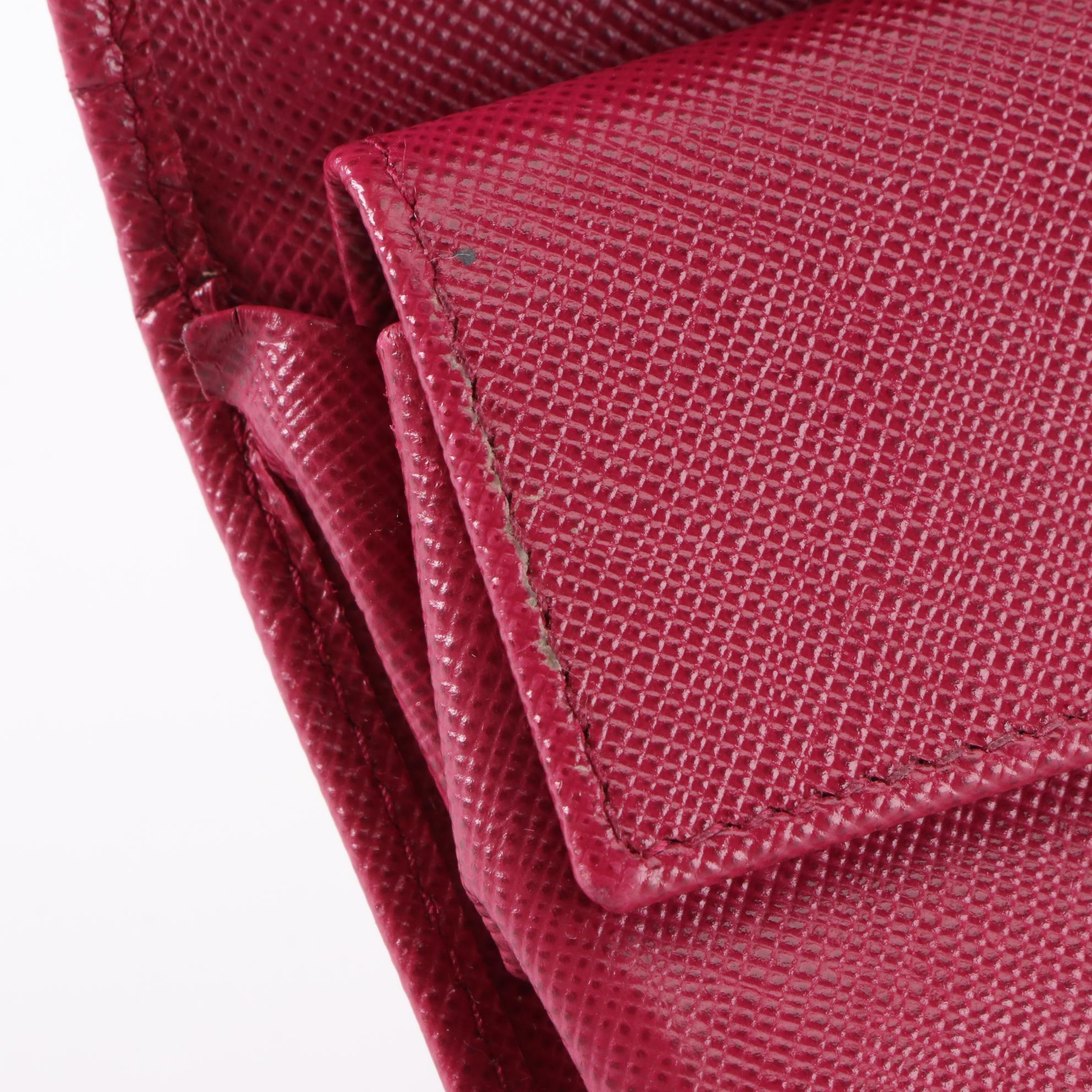 Prada Saffiano Leather Wallet with Box